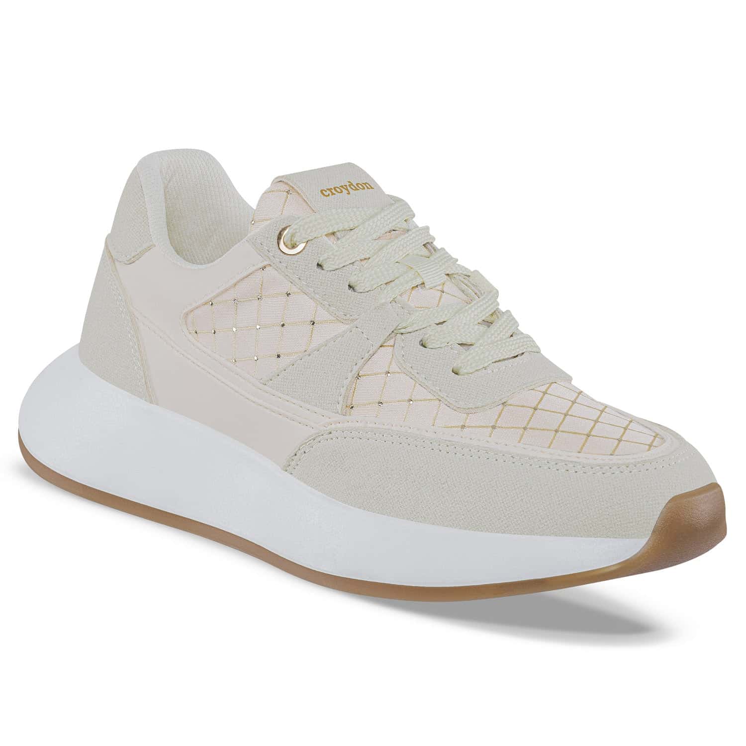 Tenis Urbanos Xanthee Beige Croydon Para Mujer