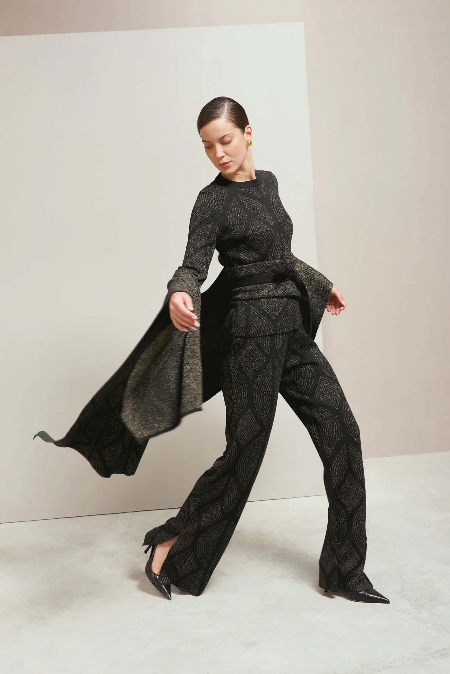 Saco Atenea Negro-Dorado