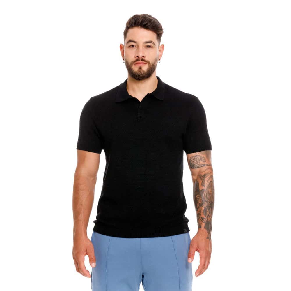 CAMISETA POLO NORUEGA NEGRO
