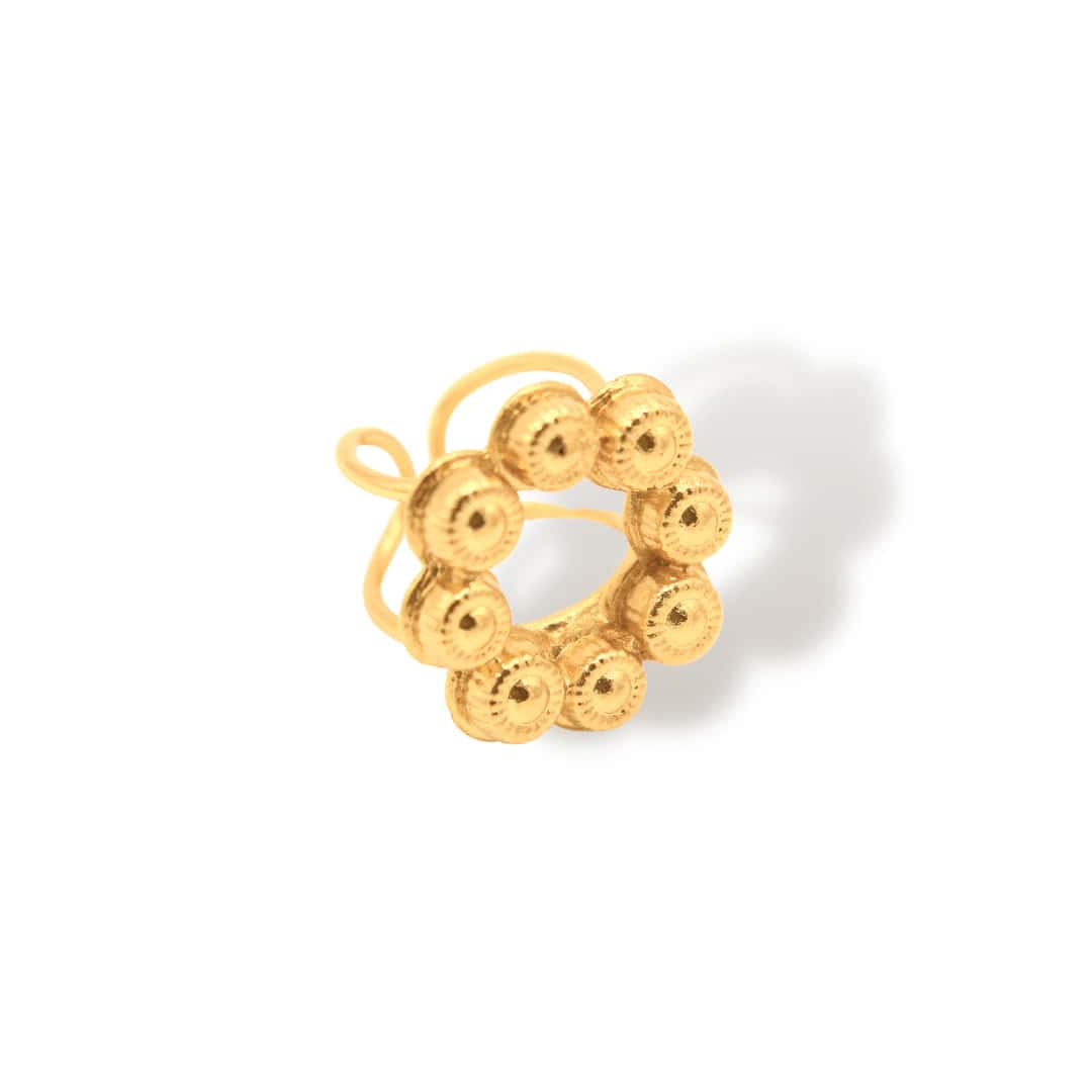 Anillo de coronas circulares grandes