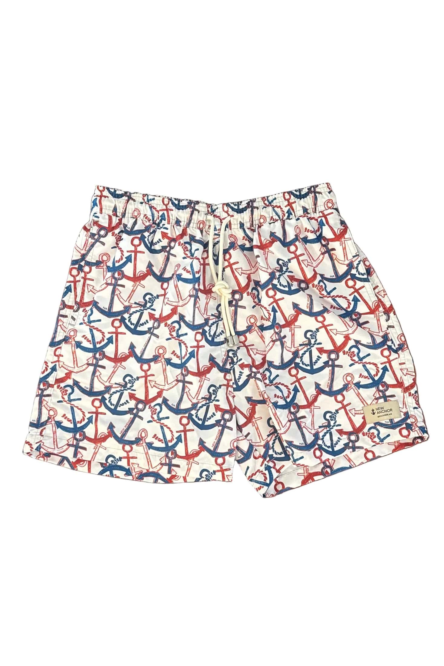 Pantaloneta Blanca Anclas