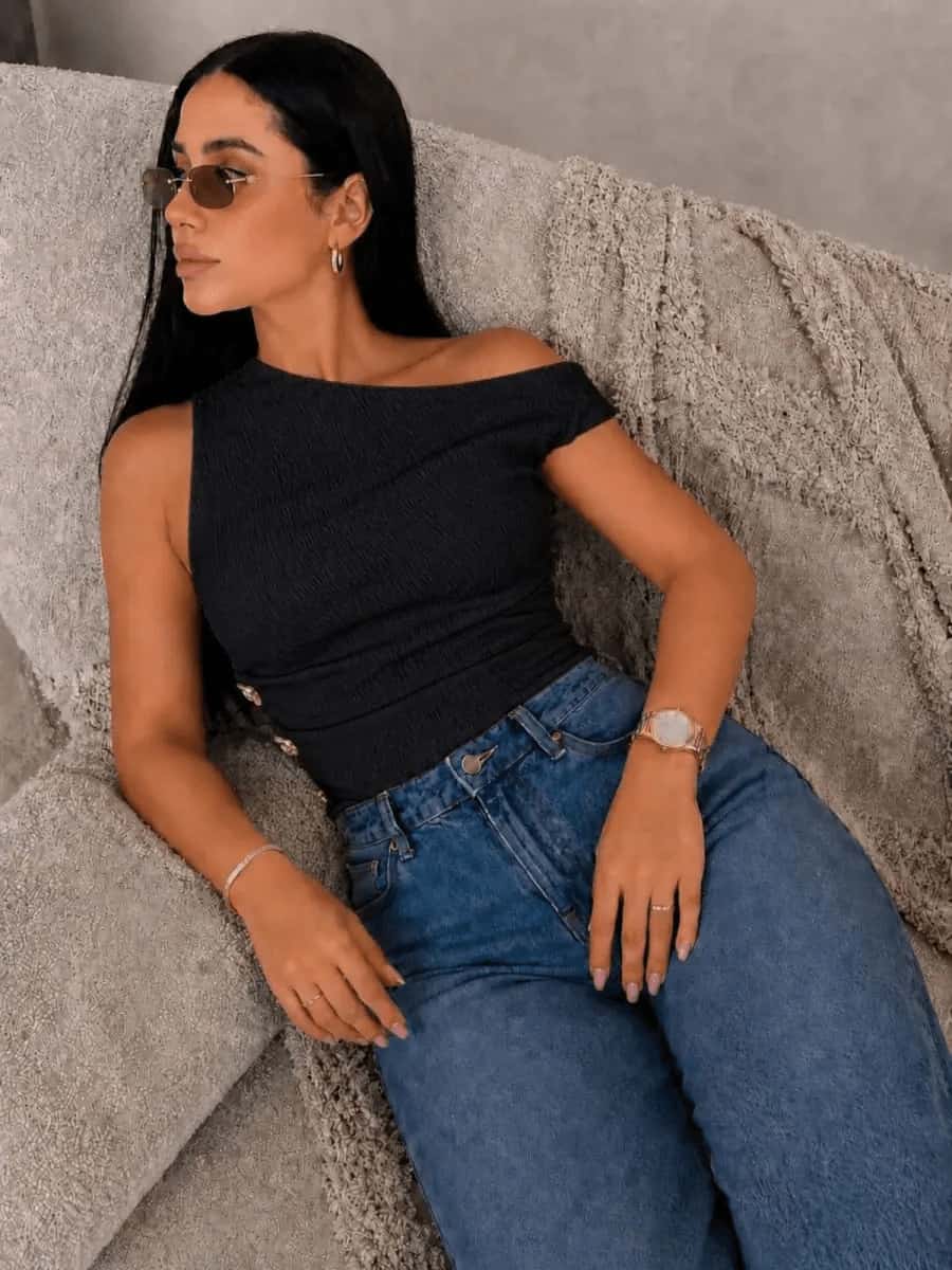 Blusa julianne (negro)