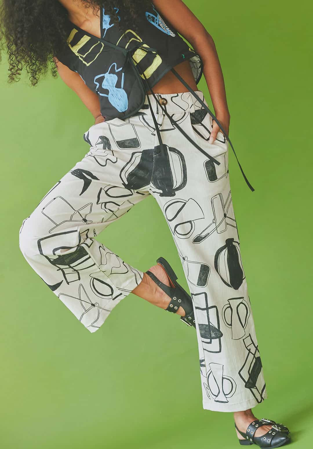 Pantalón Simona Ivory - miniatura 4