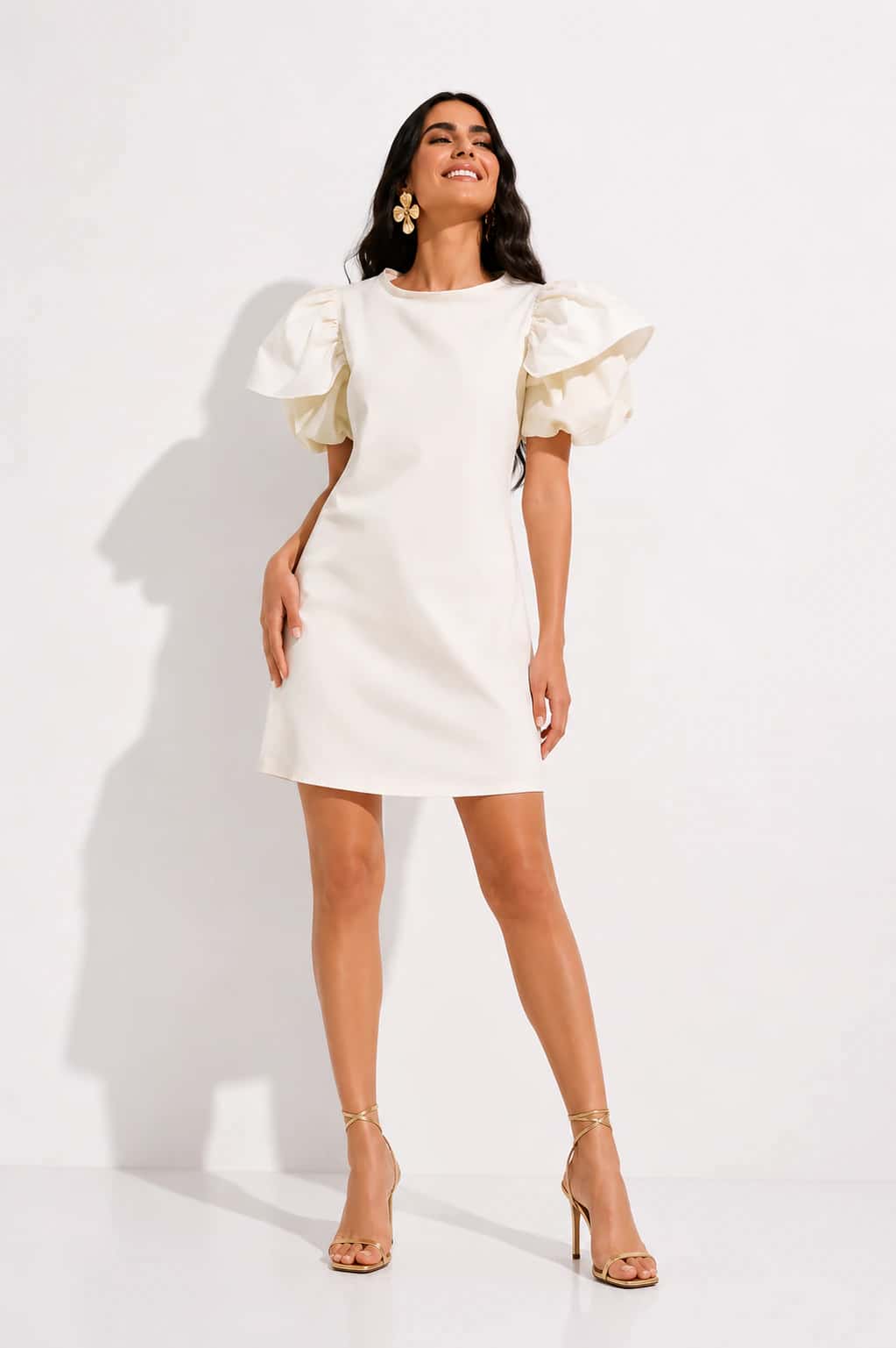 Vestido Alixe Marfil