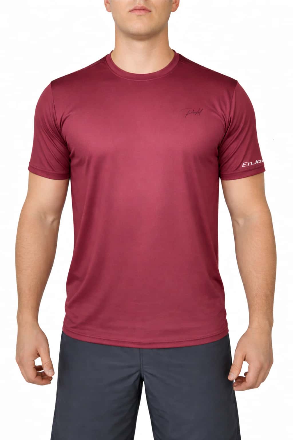 Camiseta Running Manga corta vino