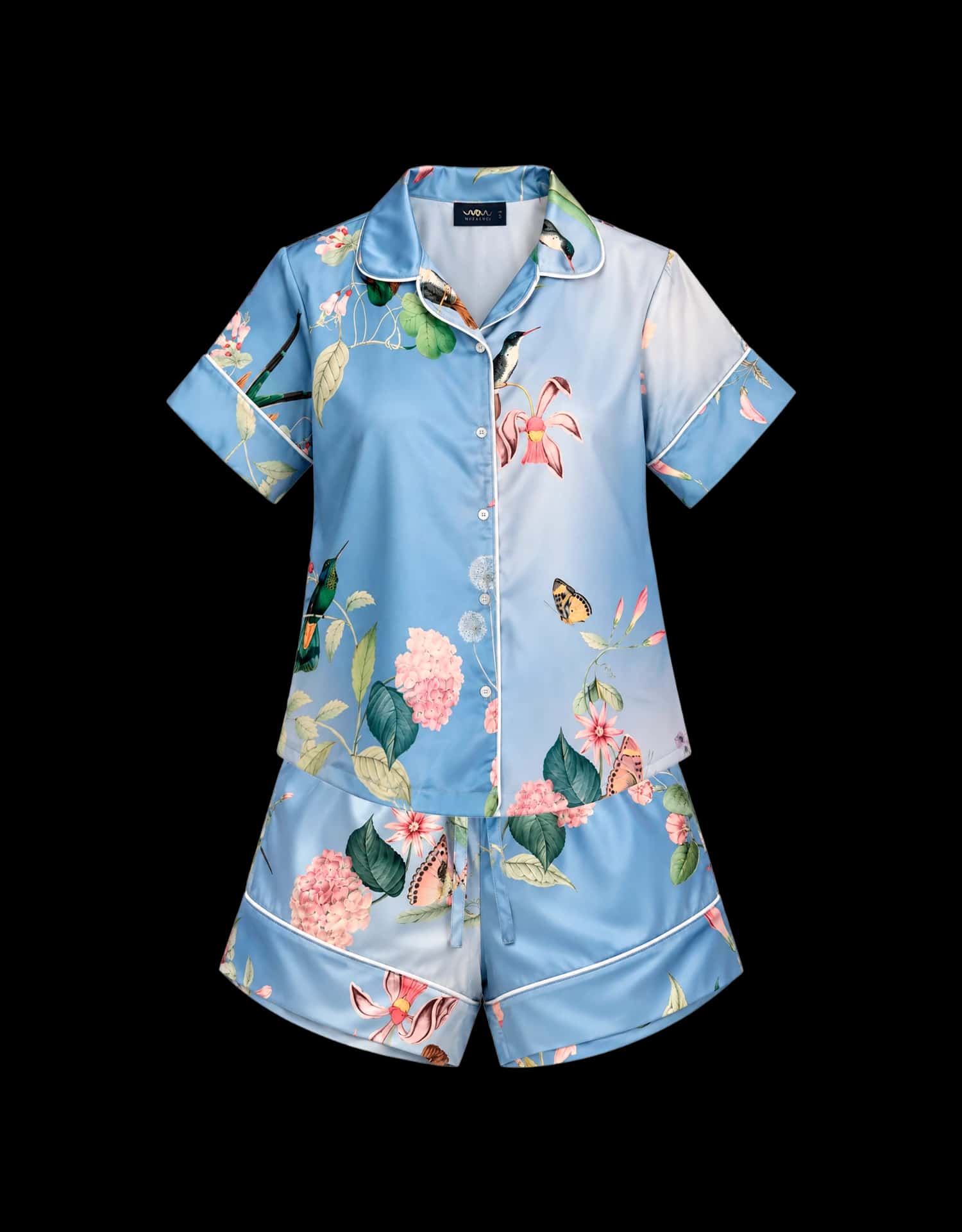 Pijama Corta - Blue Hummingbird - miniatura 3