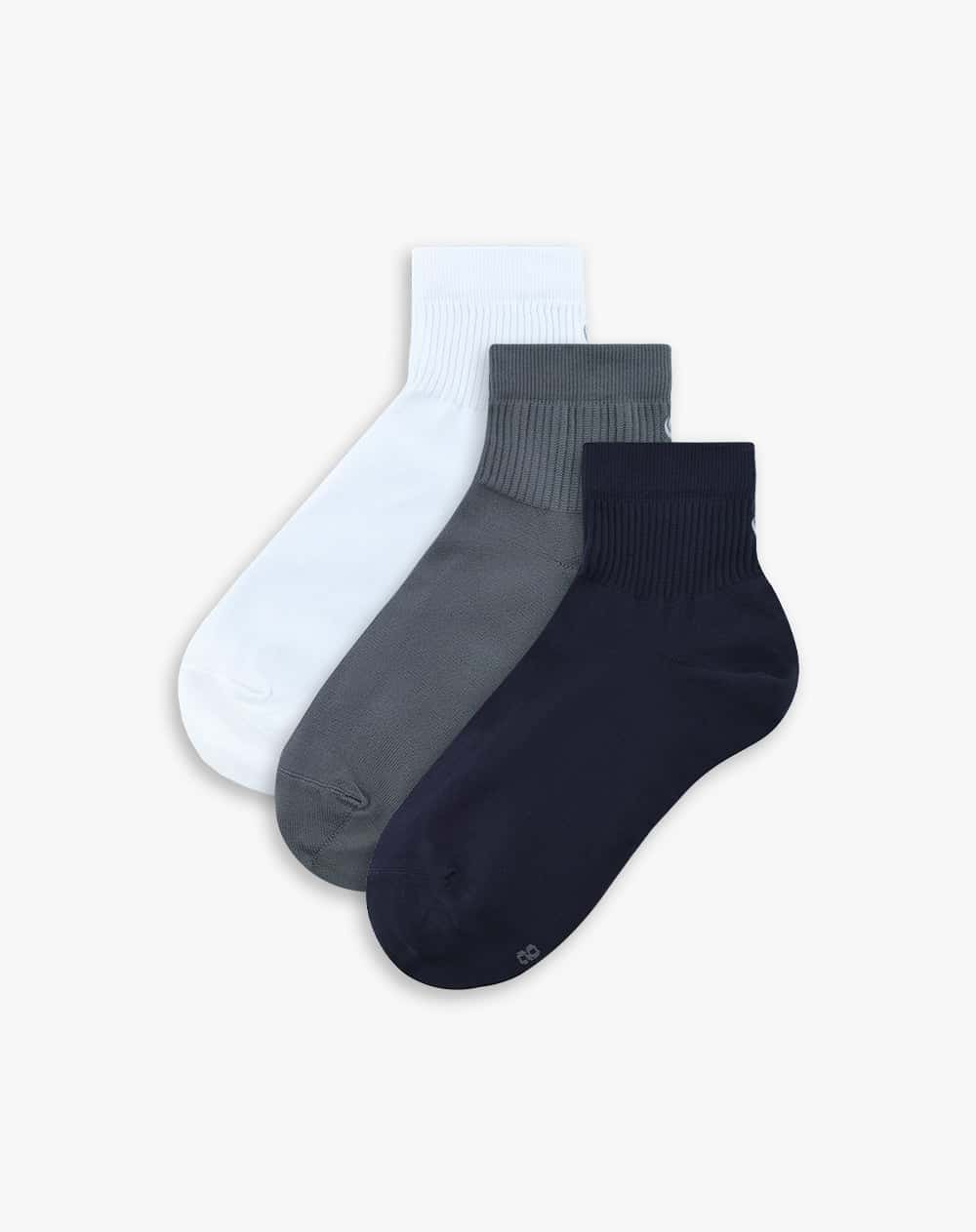 Medias hombre tobillera pack x3 surtido