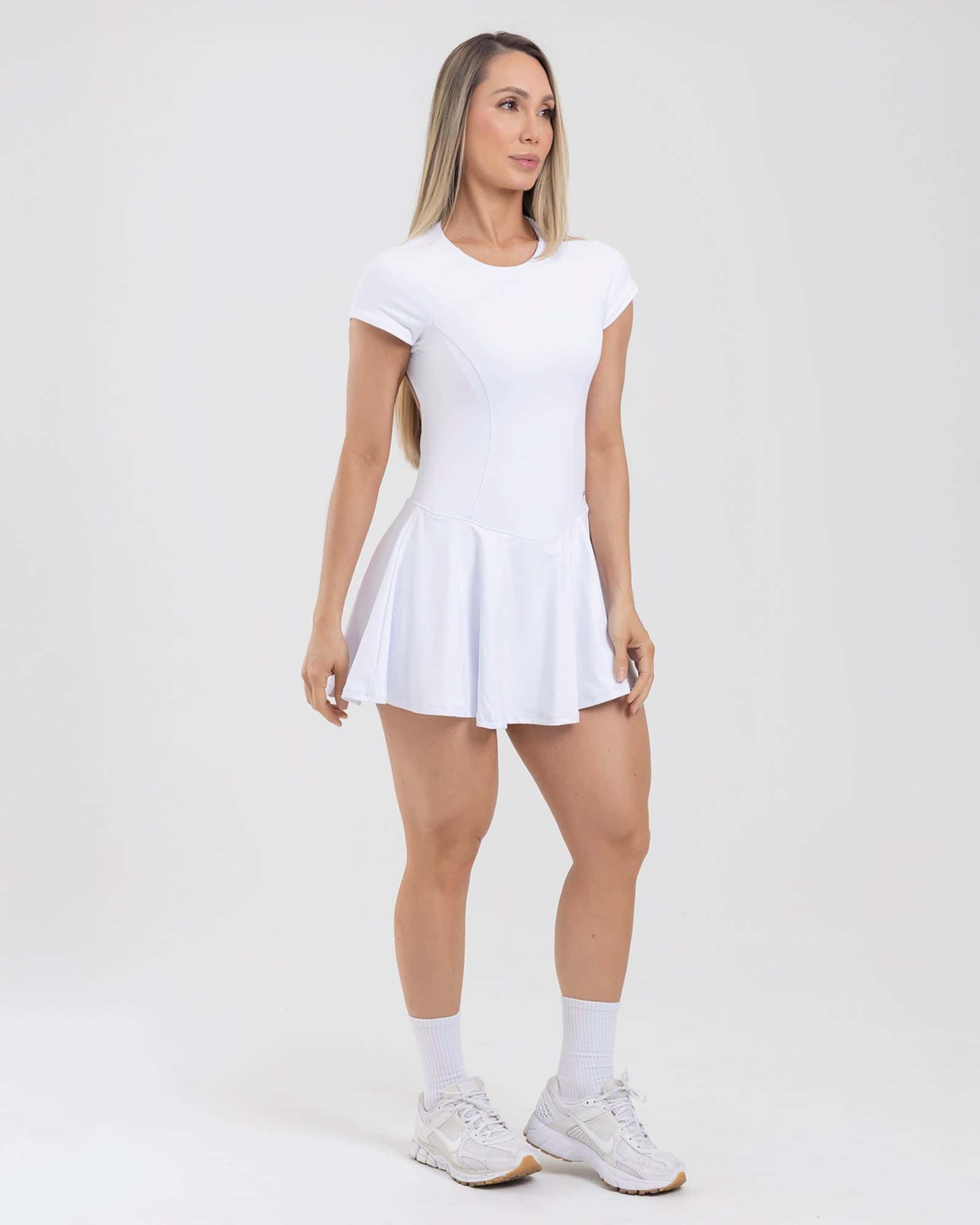 Enterizo falda blanco new dawn FIBER