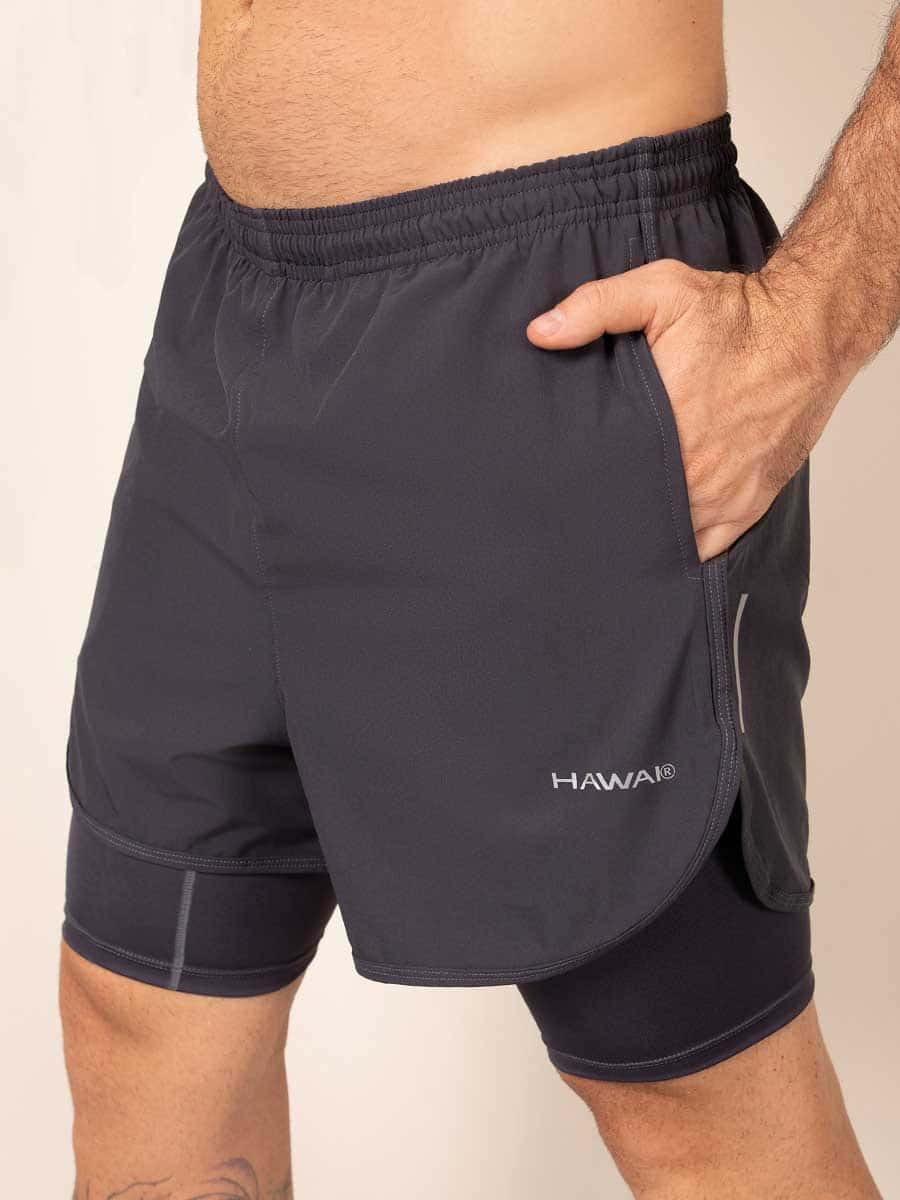 Pantaloneta Corta Gris