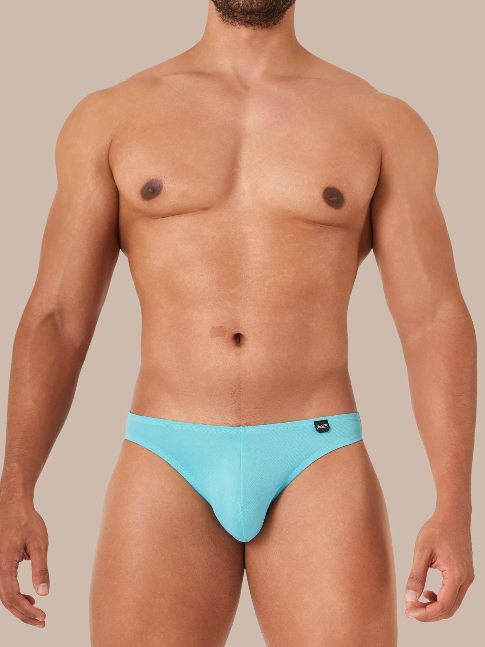 Bikini Mussel Nylon Azul X2