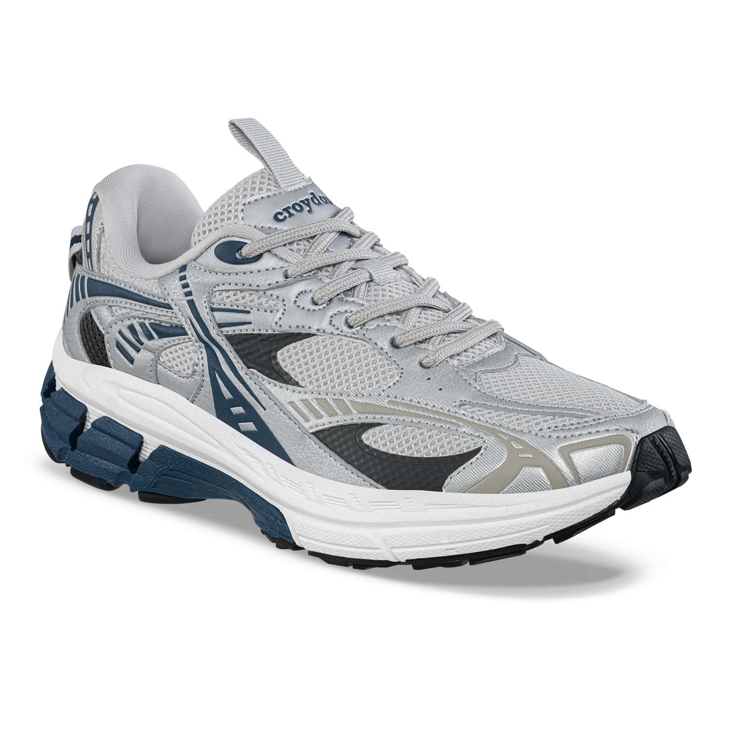 Tenis Urbanos Xabar Gris Croydon Para Hombre