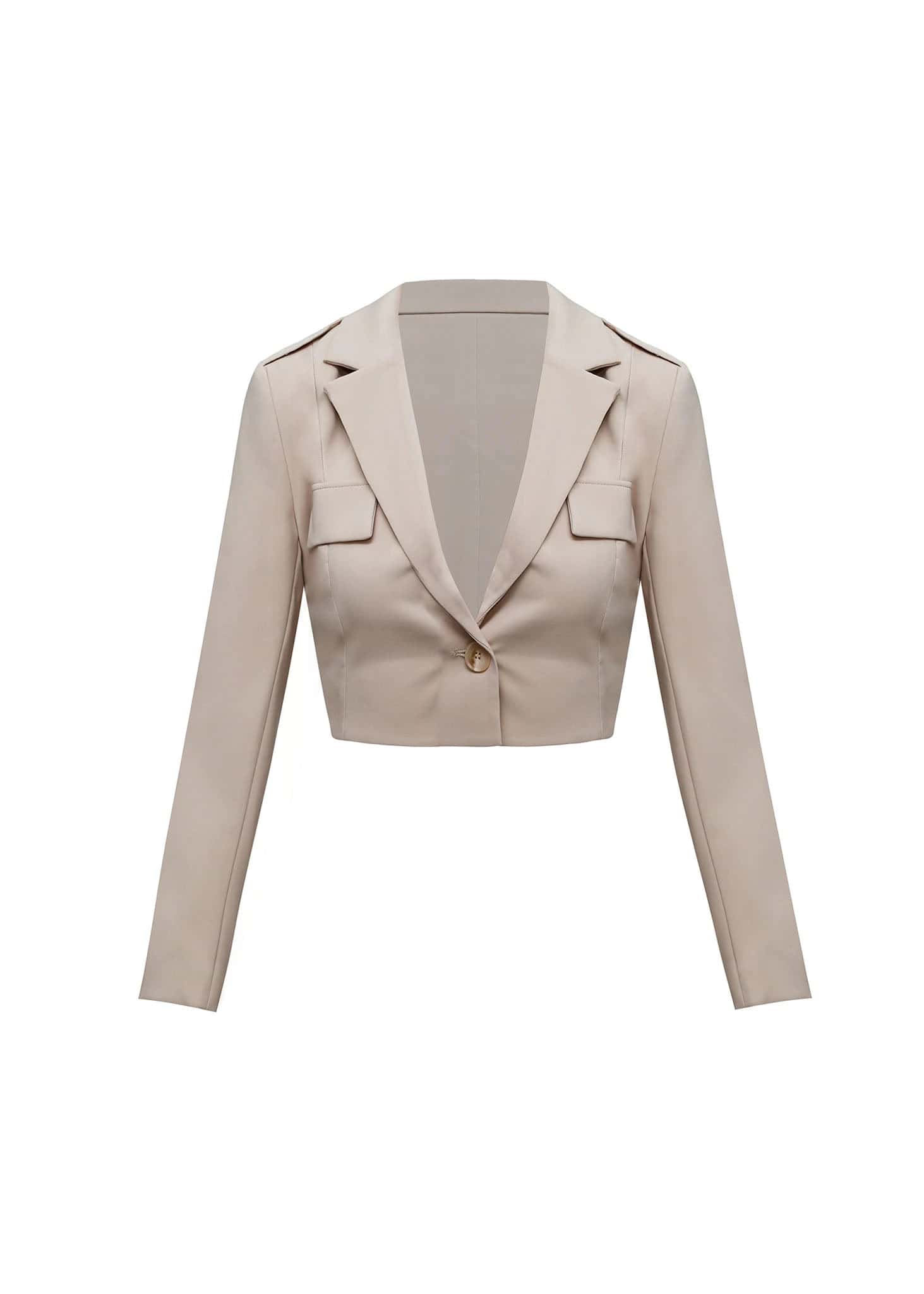 Blazer tipo cropped