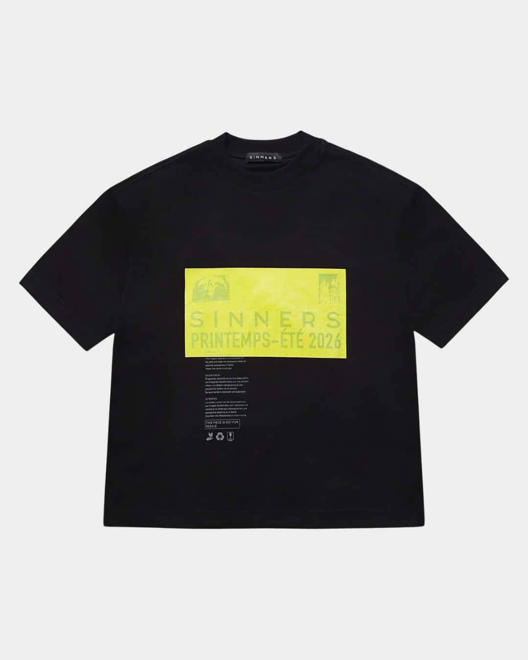 PRE-CAUCION BLACK T-SHIRT