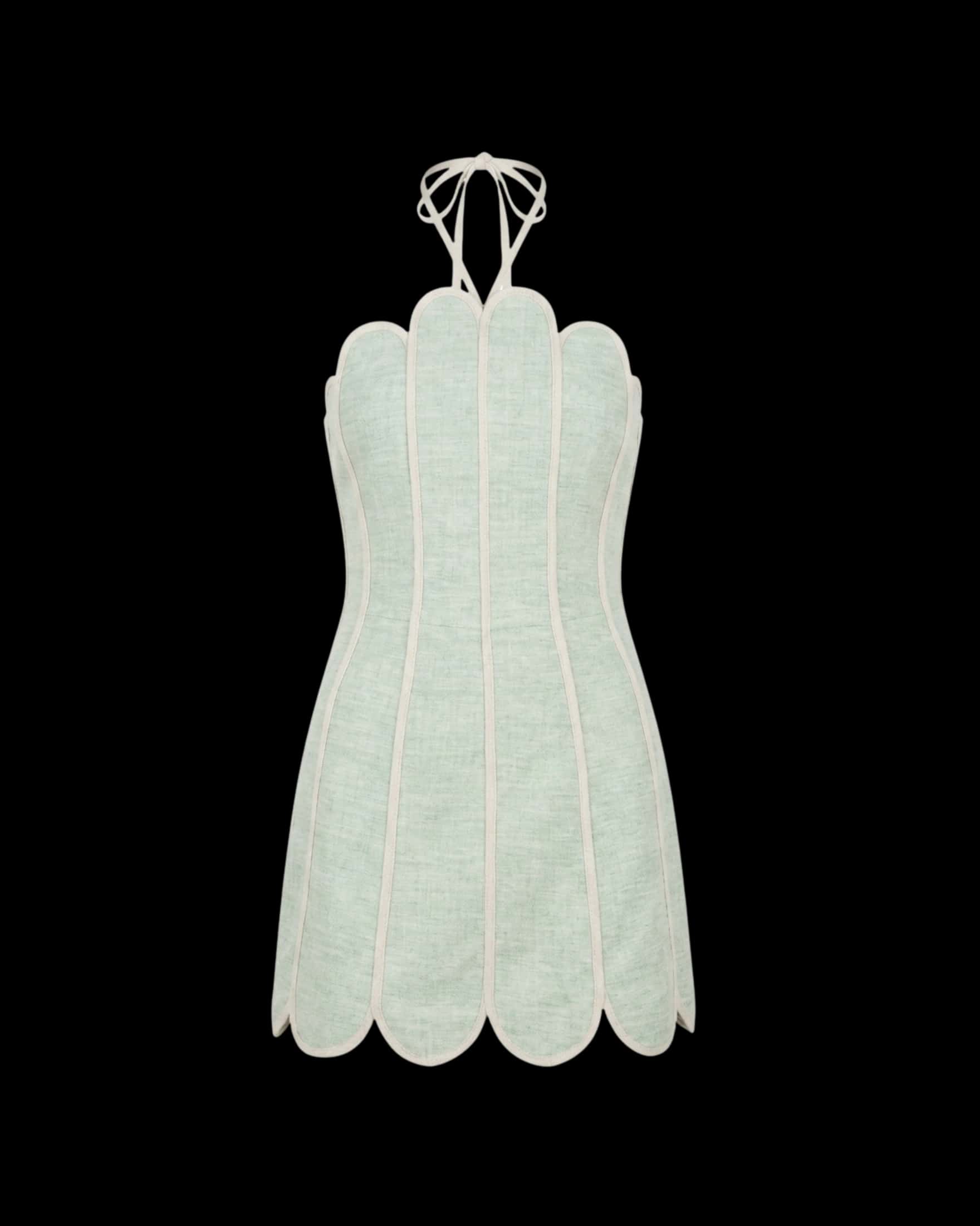 LENNY DRESS SEAFOAM GREEN