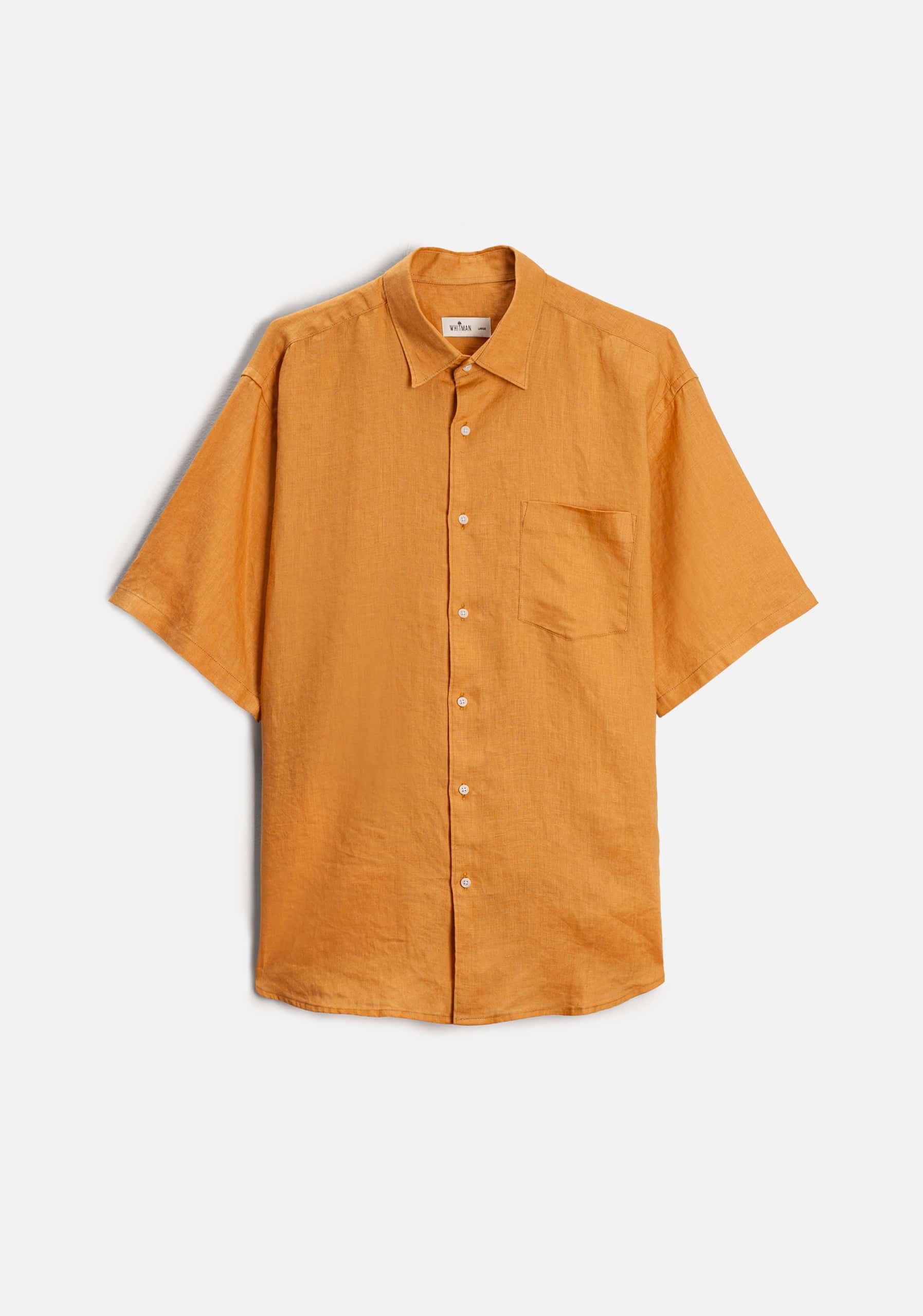 Camisa Lino Harlem Ocre