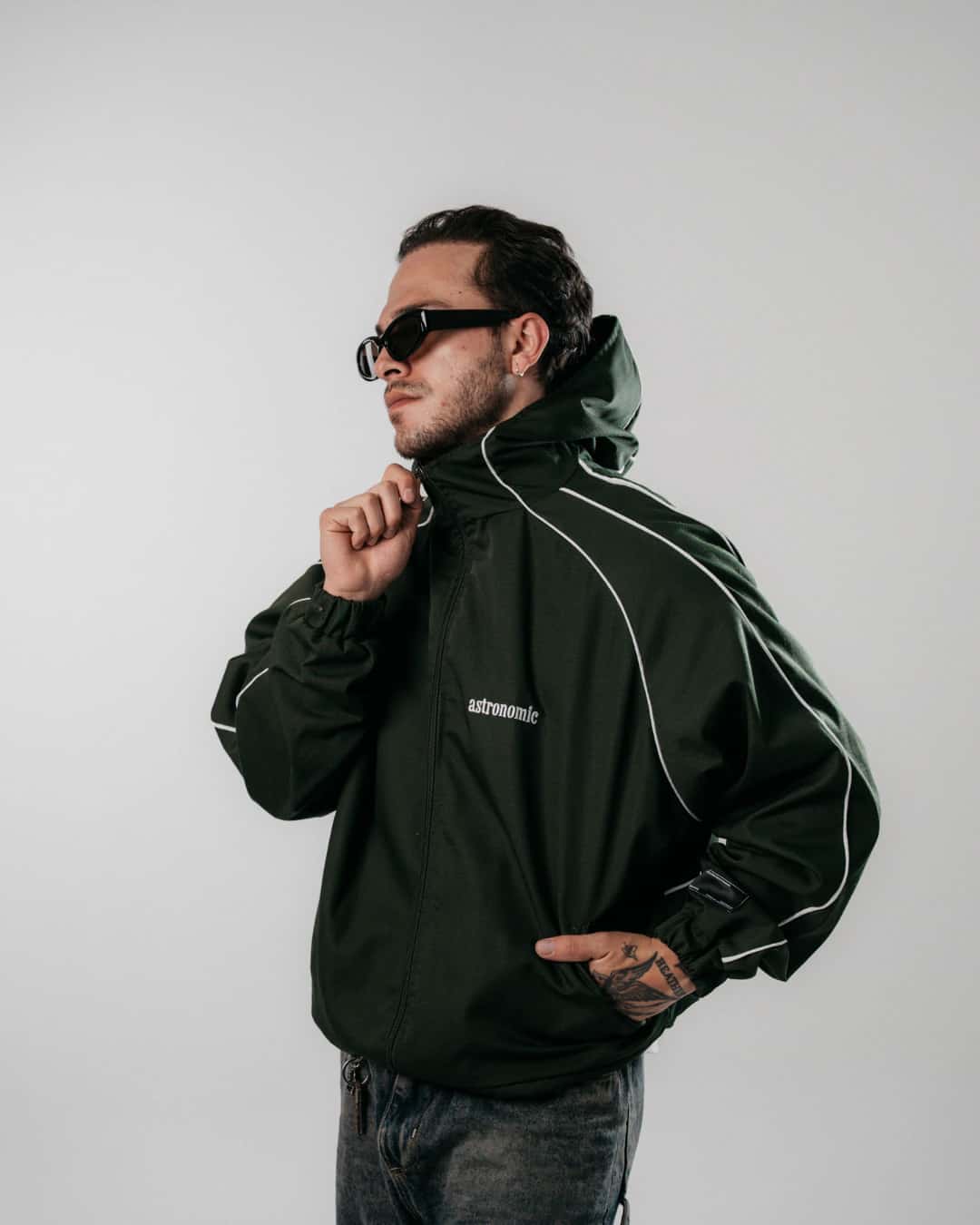 ROADMAP WINDBREAKER - VERDE OSCURO - miniatura 4