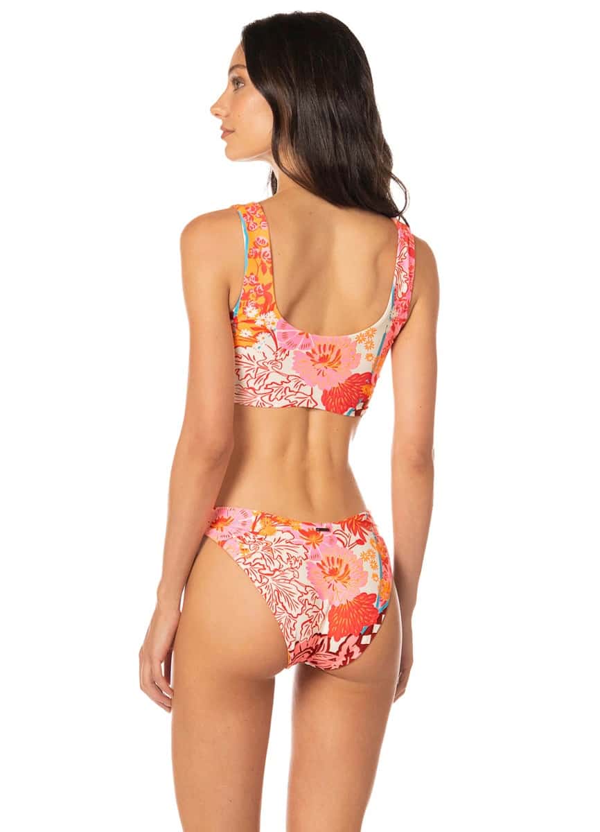 Maaji Cosmic Tropic Splendour Regular Rise Thin Side  Bikini Bottom