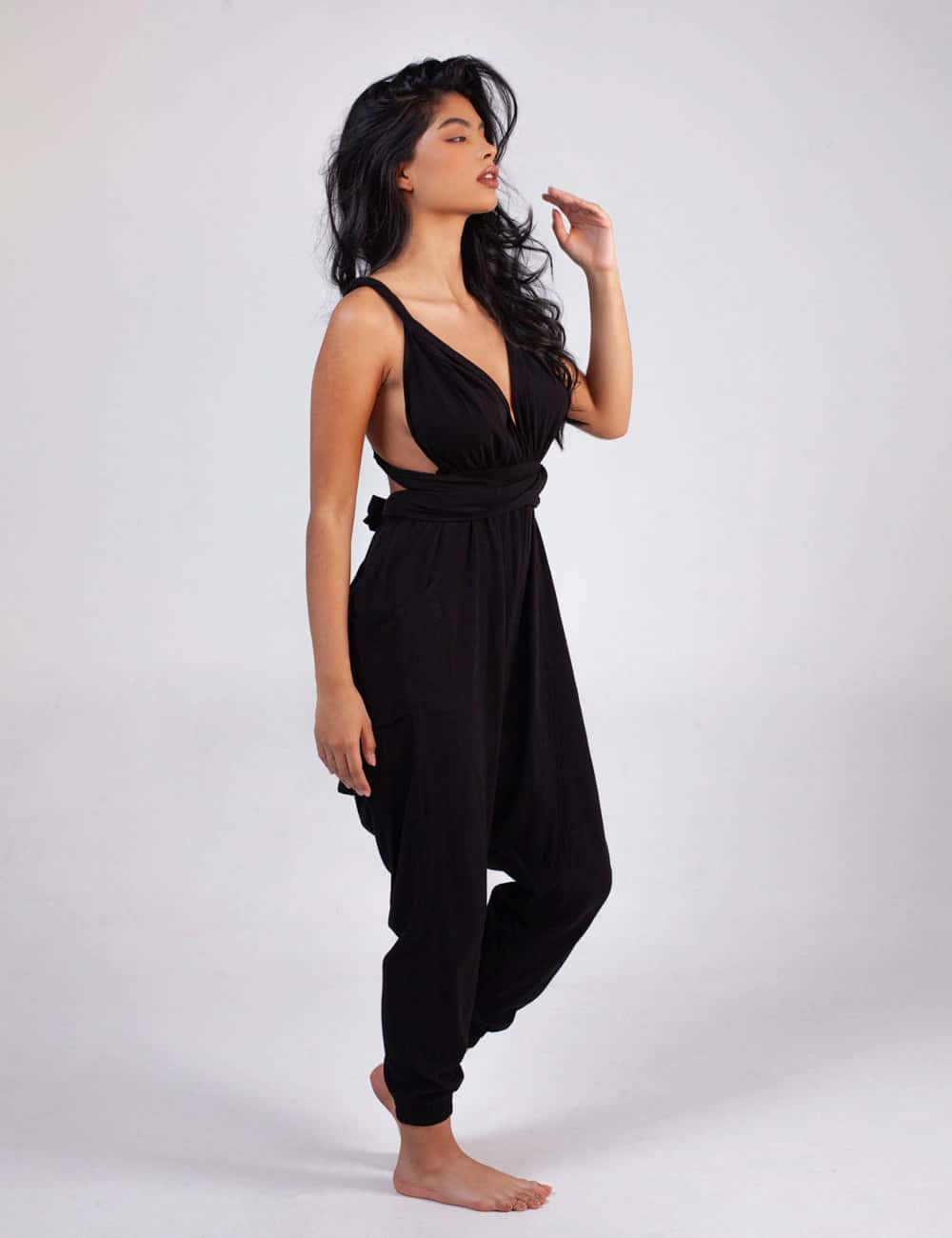 Jumper Tiras Ajustables Convert Negro Mujer