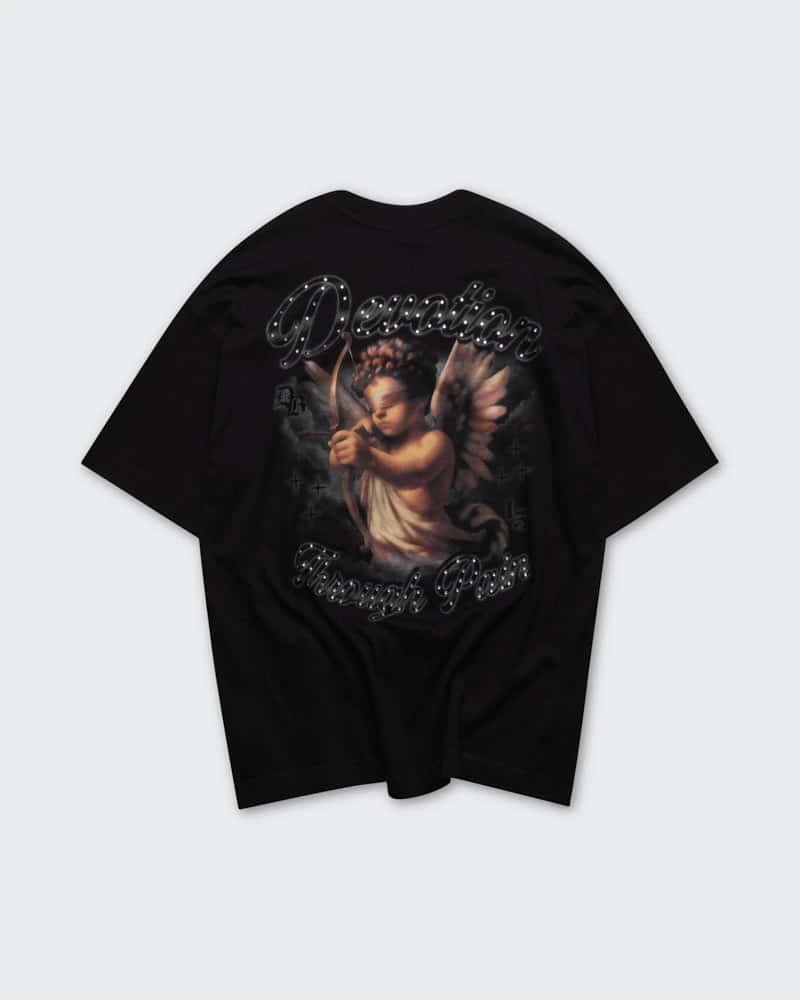 Camiseta Negra Oversize Guardian's - miniatura 5