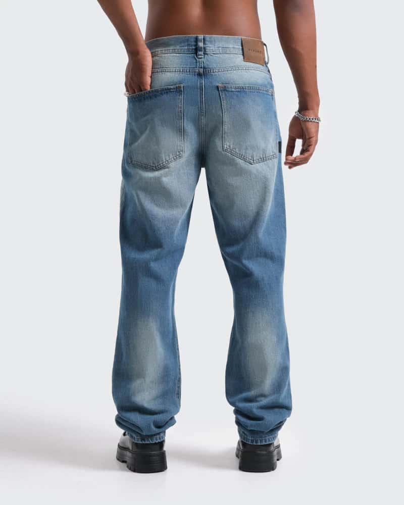 Jeans Azul Regular Distressed - miniatura 5
