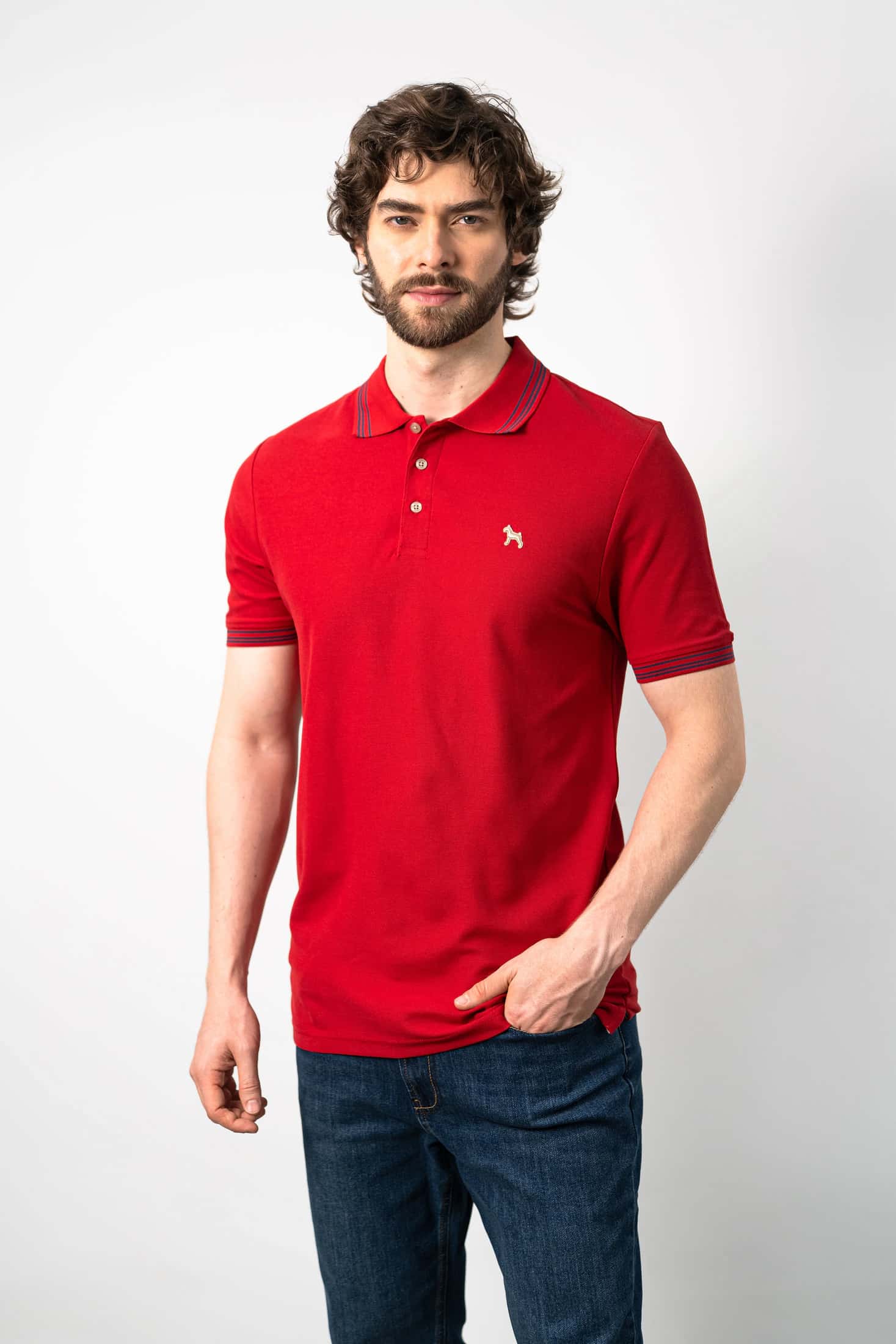 Polo Básica Rojo