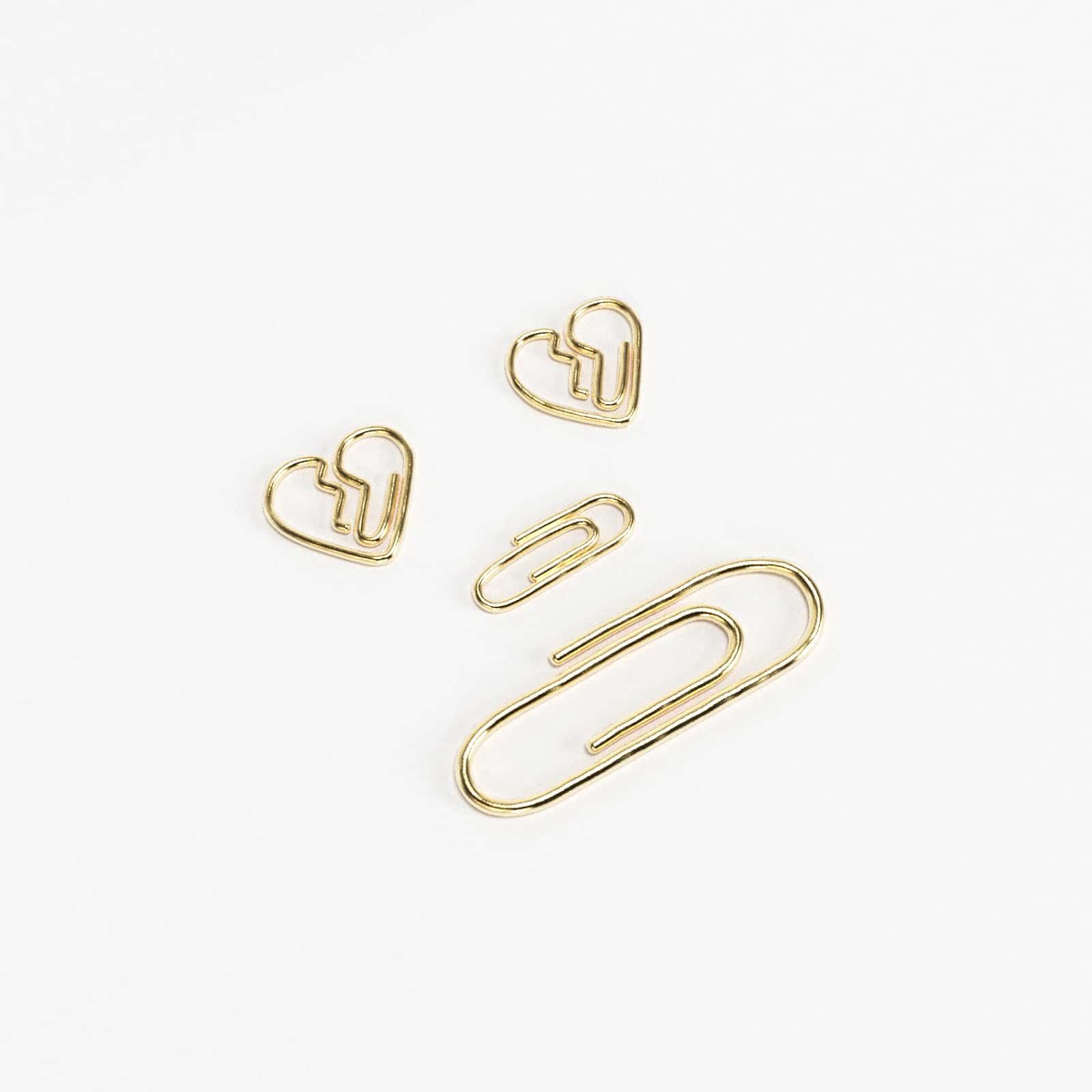 Set PAPER CLIPS BROKEN HEART