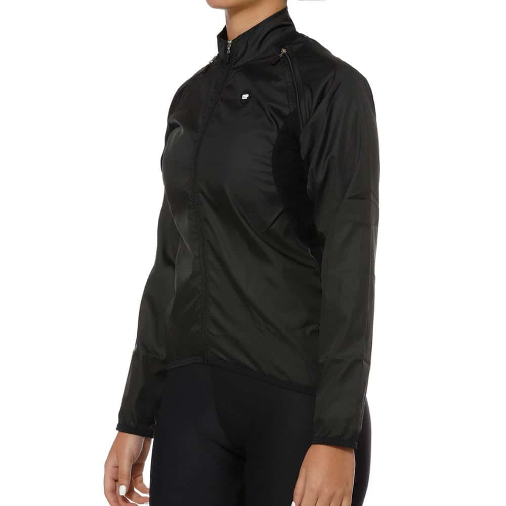 Basics Chaqueta Convertible All Black Femenina - miniatura 2