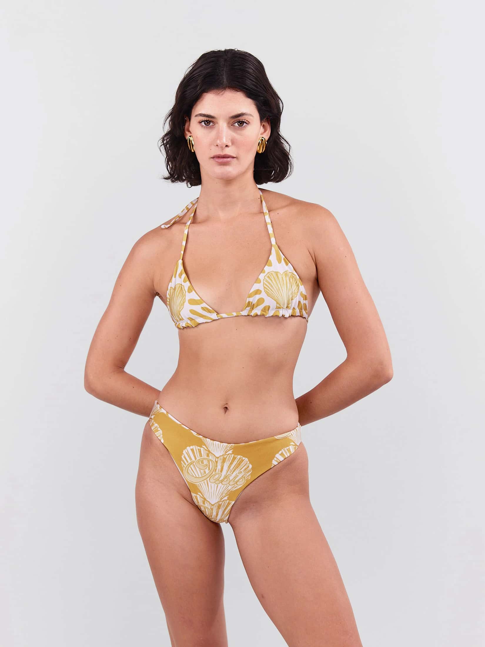 Bottom de Bikini Oasis - Oro