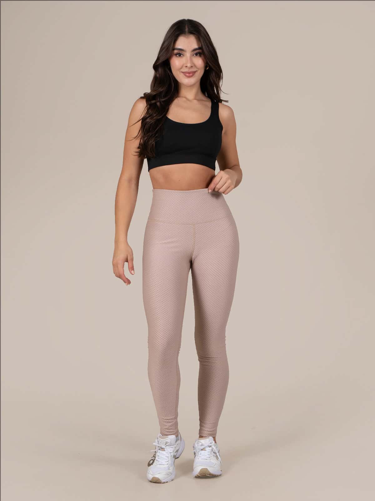 Leggins Dama Dots Pink Sand