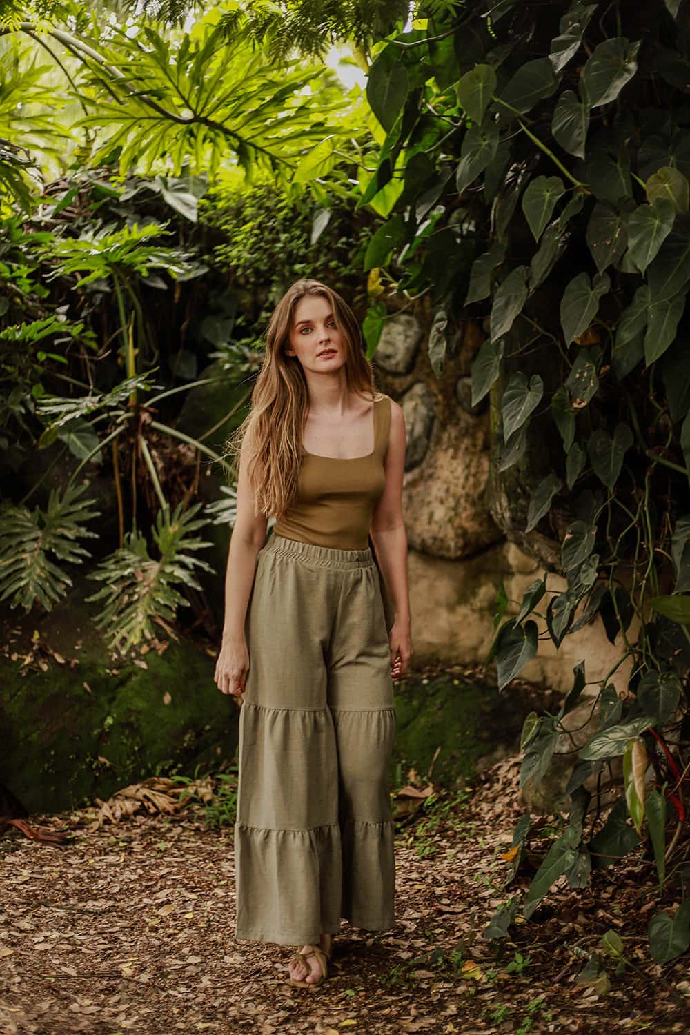 Capri Pants Verde
