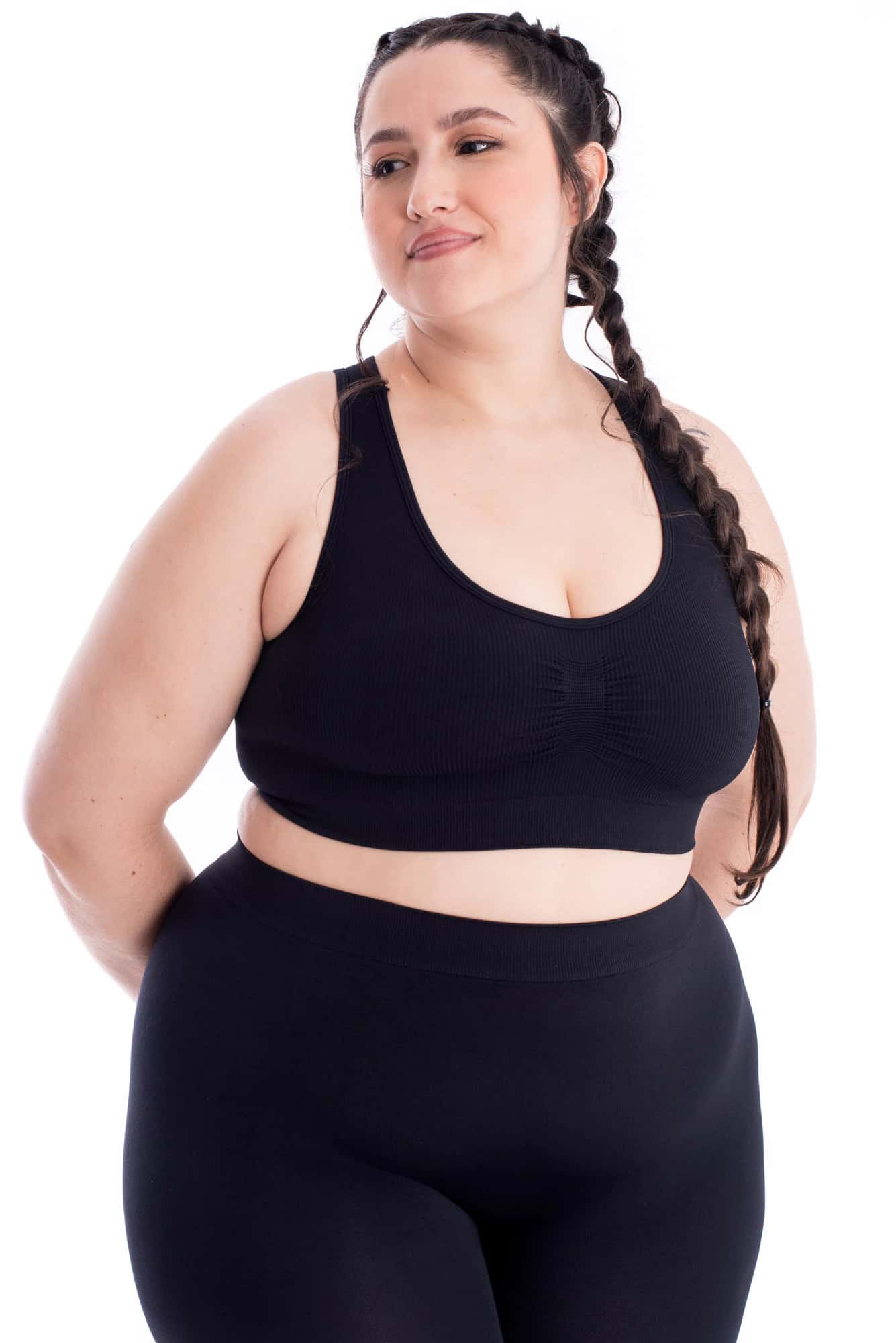 Top Esqueleto New Negro - miniatura 10