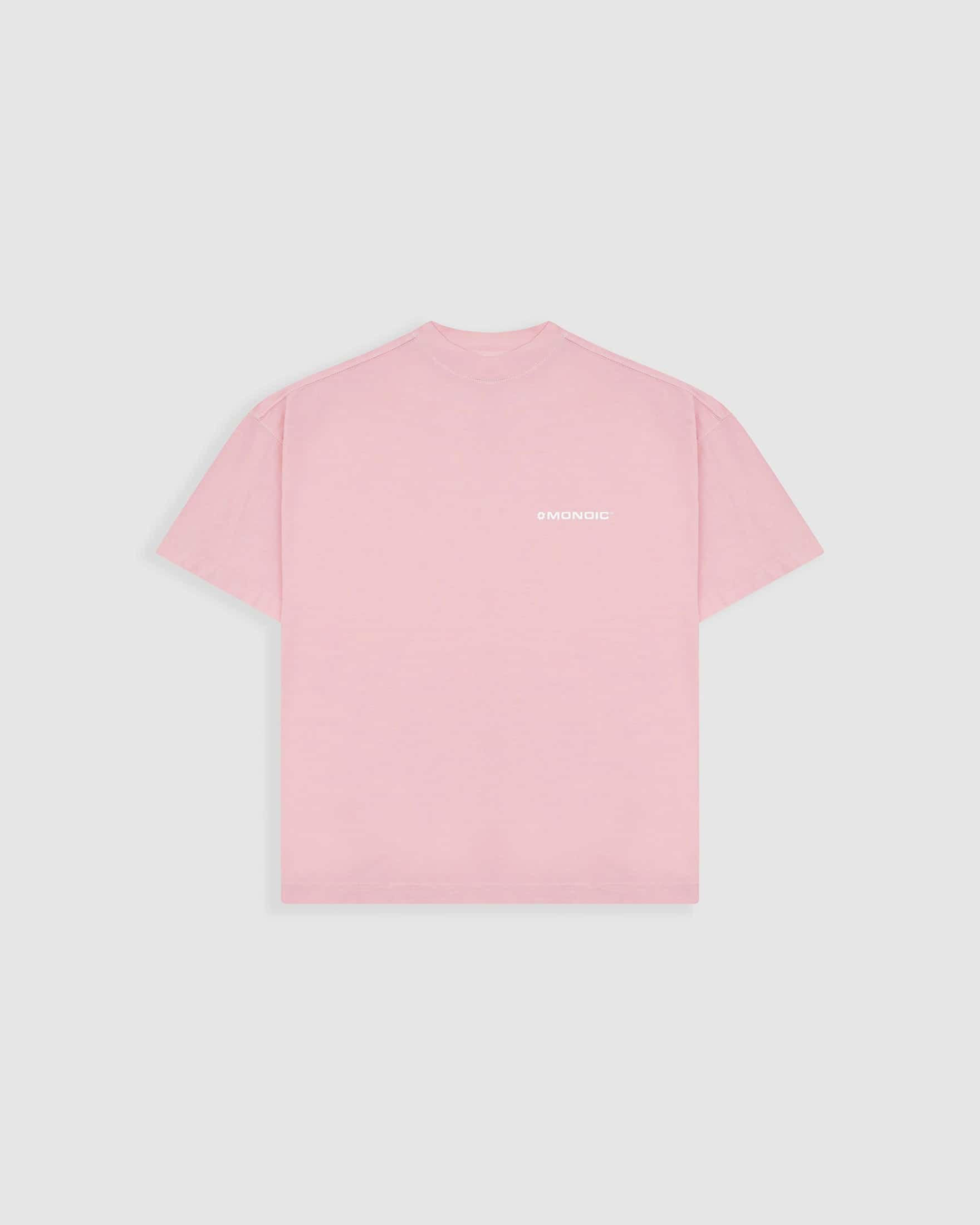 Camiseta Boxy Fit Básica V3 - Rosado Pastel