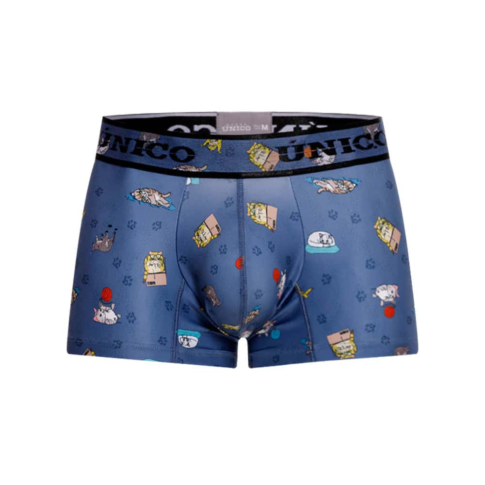 BOXER CORTO MICHO AZUL