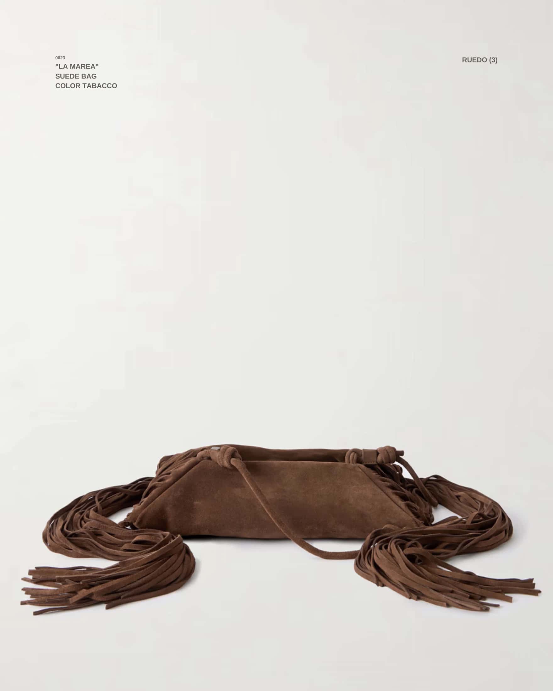 "LA MAREA" SUEDE BAG - miniatura 6