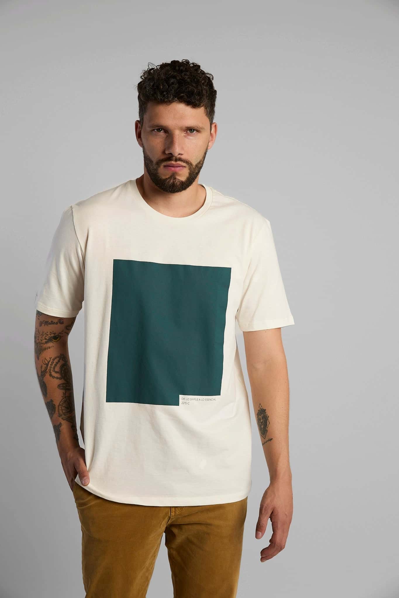 Camiseta cuadro Petróleo