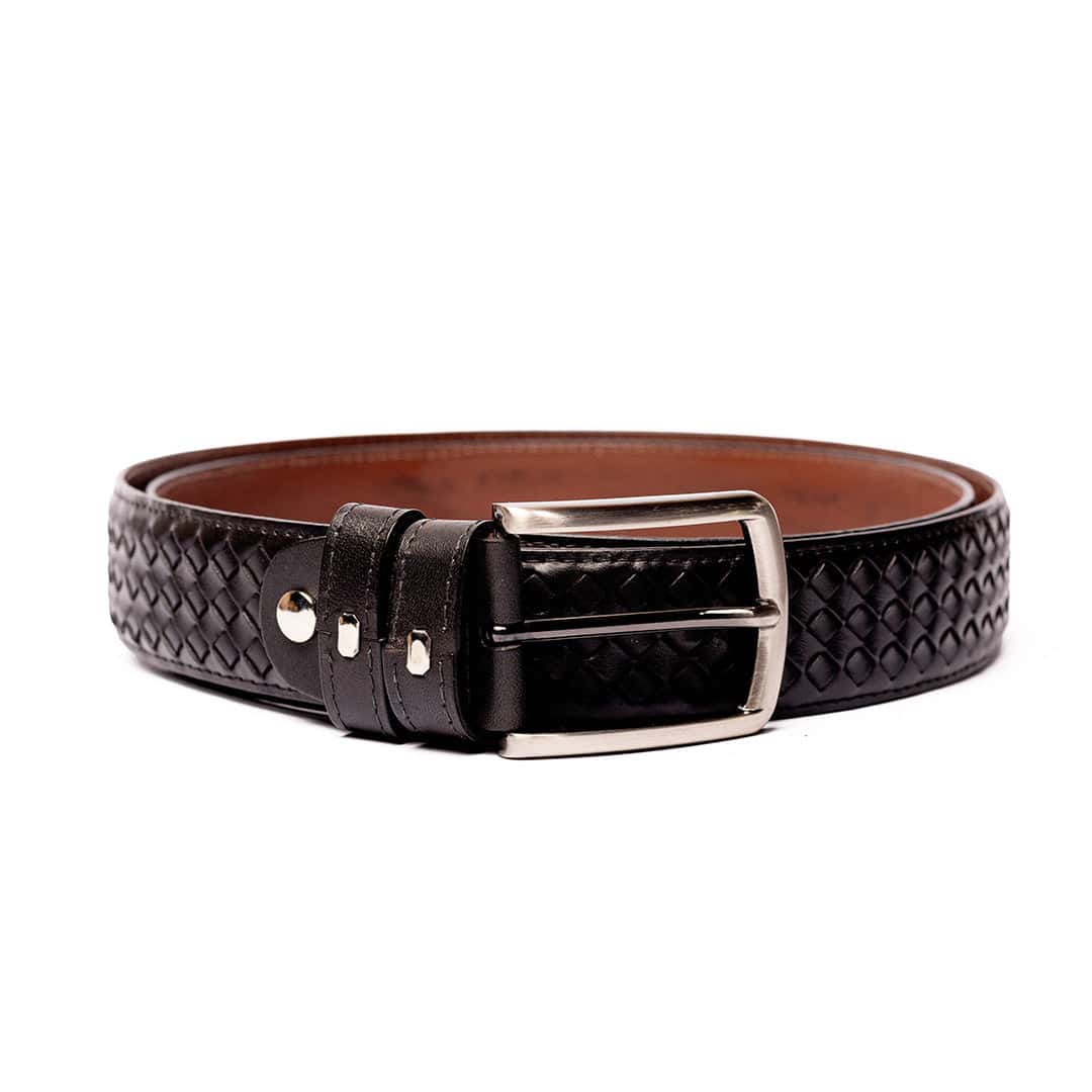 Cinturón Negro Bordado