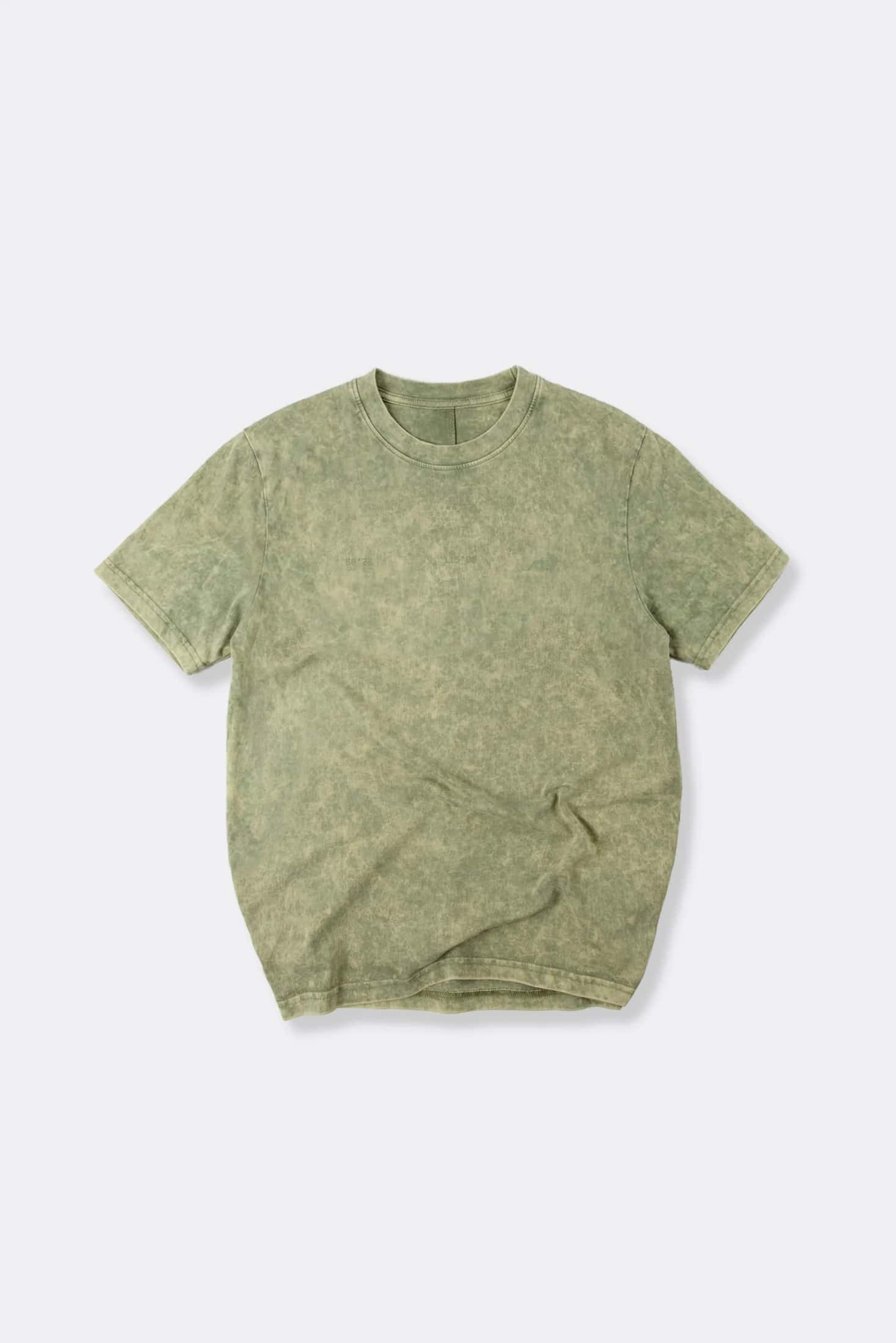 CAMISETA MANGA CORTA COLOR VERDE BOTELLA