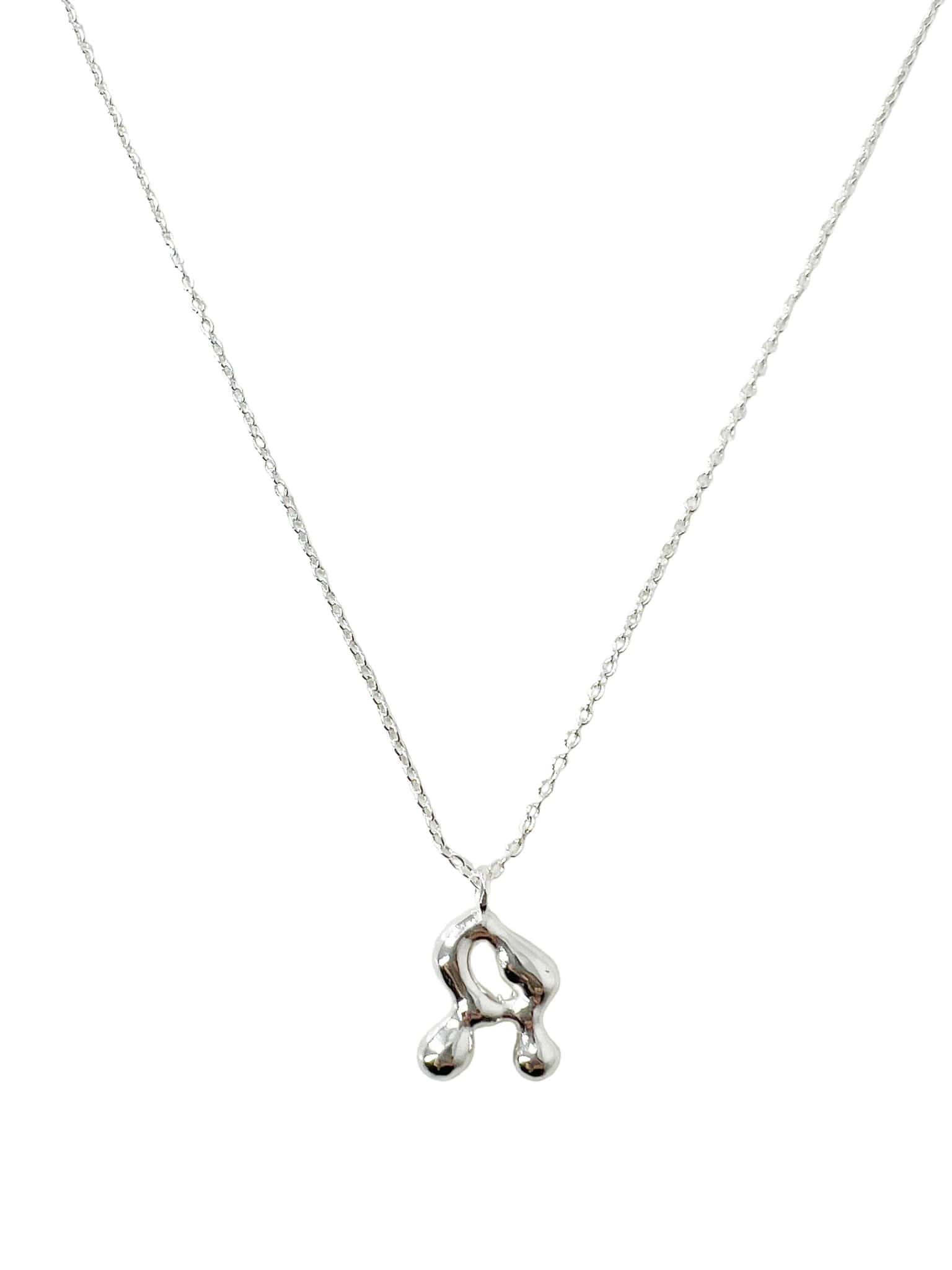 cadena letra cosmic water silver - miniatura 21