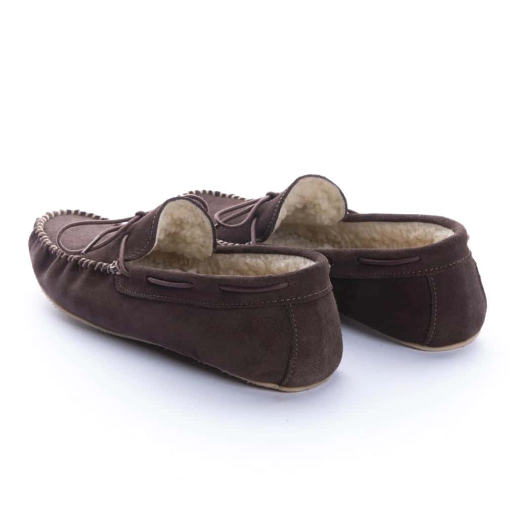 Pantuflas Apaches Hombre Cafe - miniatura 2