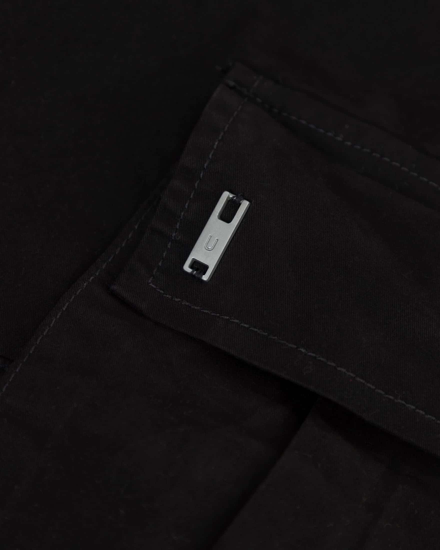 Basics Relaxed Cargo Pants Black - miniatura 4