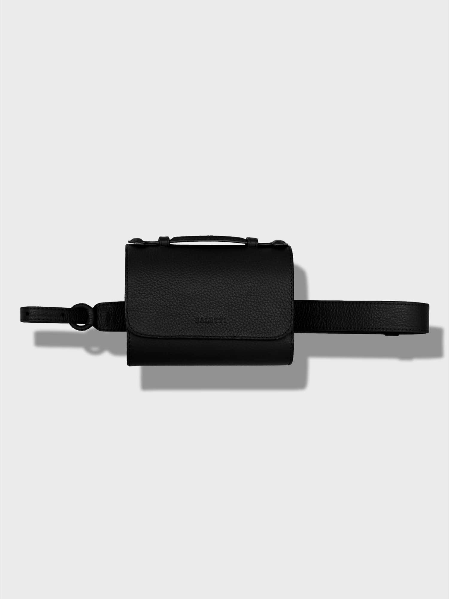 Canvas Belt bag - Black (3 in 1 convertible)