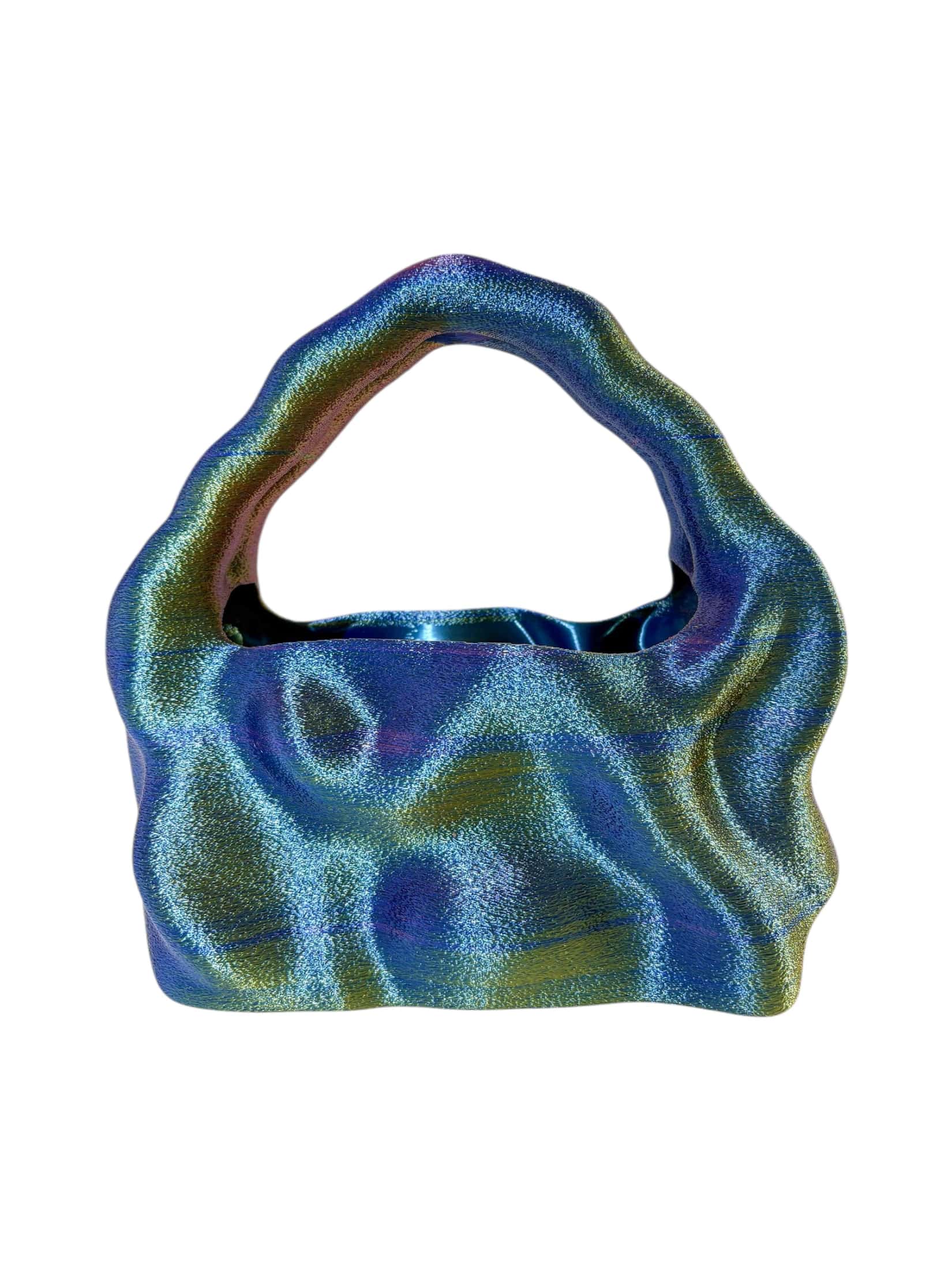 bolso grande cosmic water azul púrpura rosado oro - miniatura 4