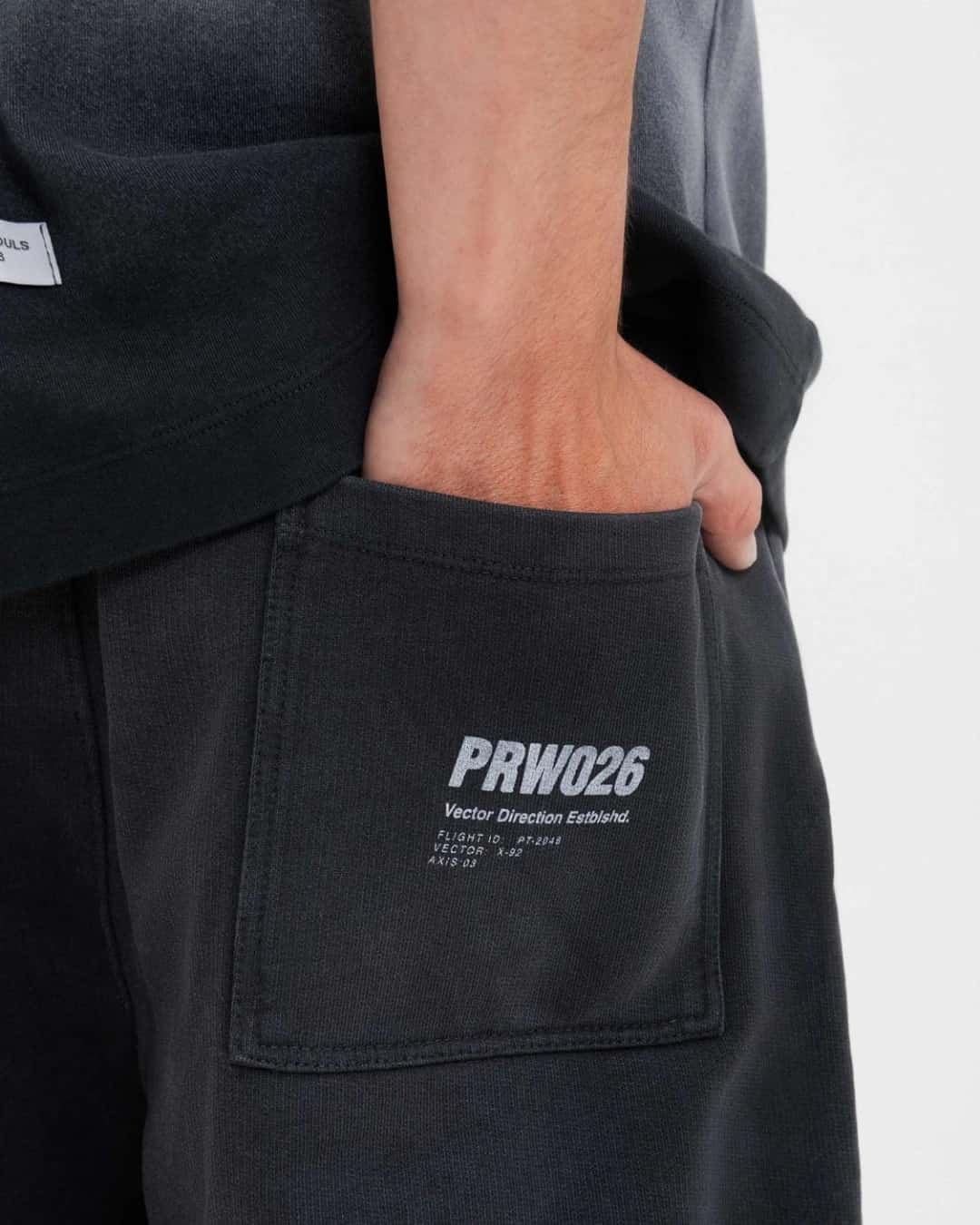 ACROSS THE LINES BLACK JOGGER - miniatura 5