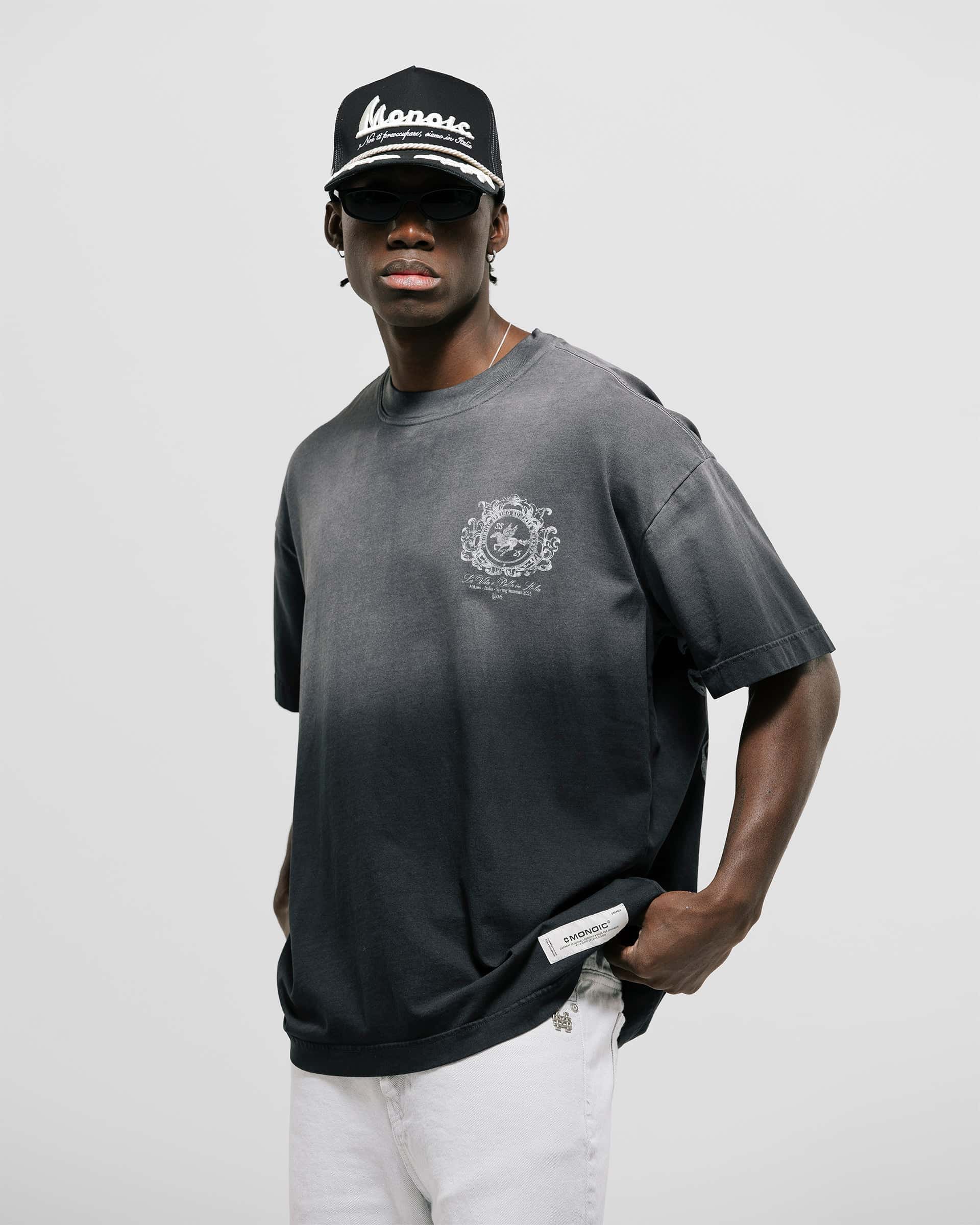 Camiseta Oversized Cavallo - Negro Desgastado - miniatura 3