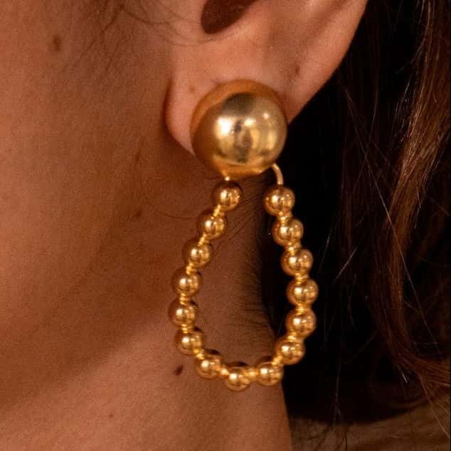 Aretes Lunaria Oro - miniatura 2