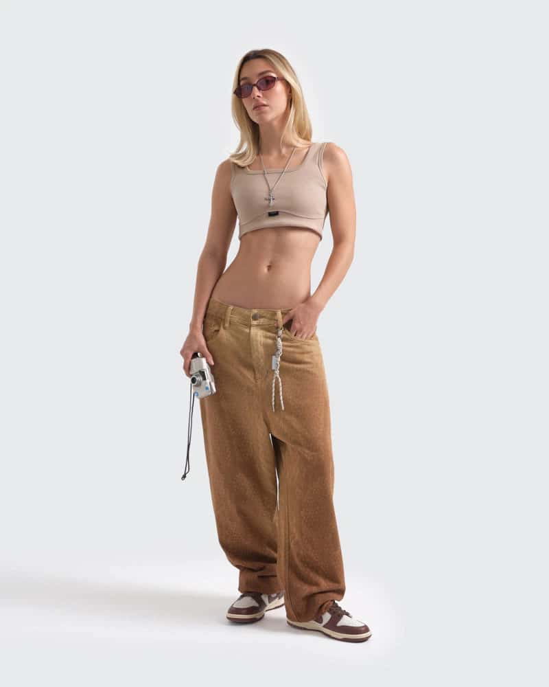 Crop Top Básico Nude - miniatura 5