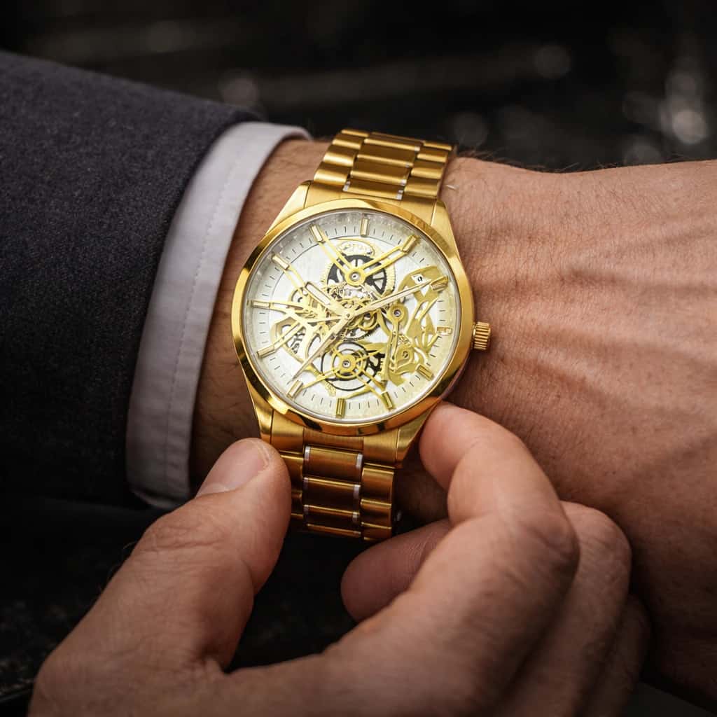 Reloj Kairos Dorado Automatic Style