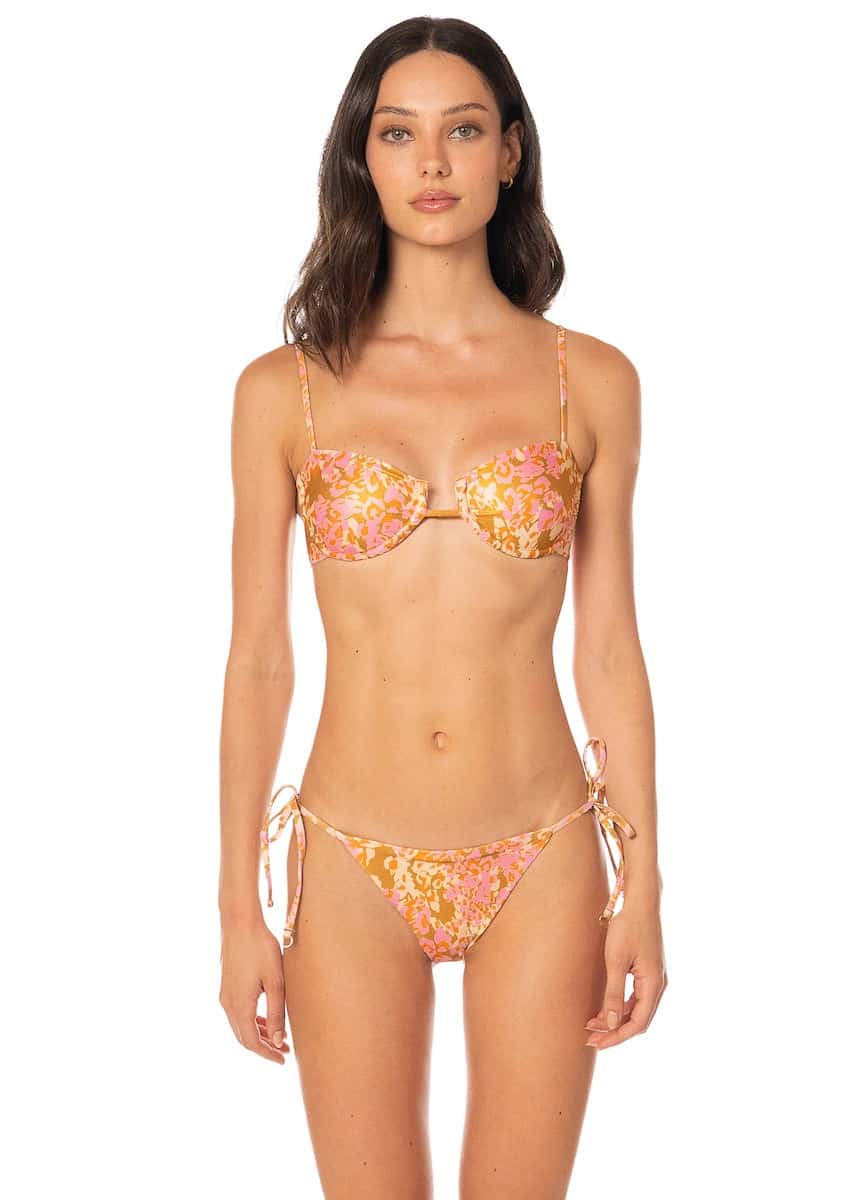 Maaji Cheetah Sun Amatista Unmolded Underwire Bikini Top