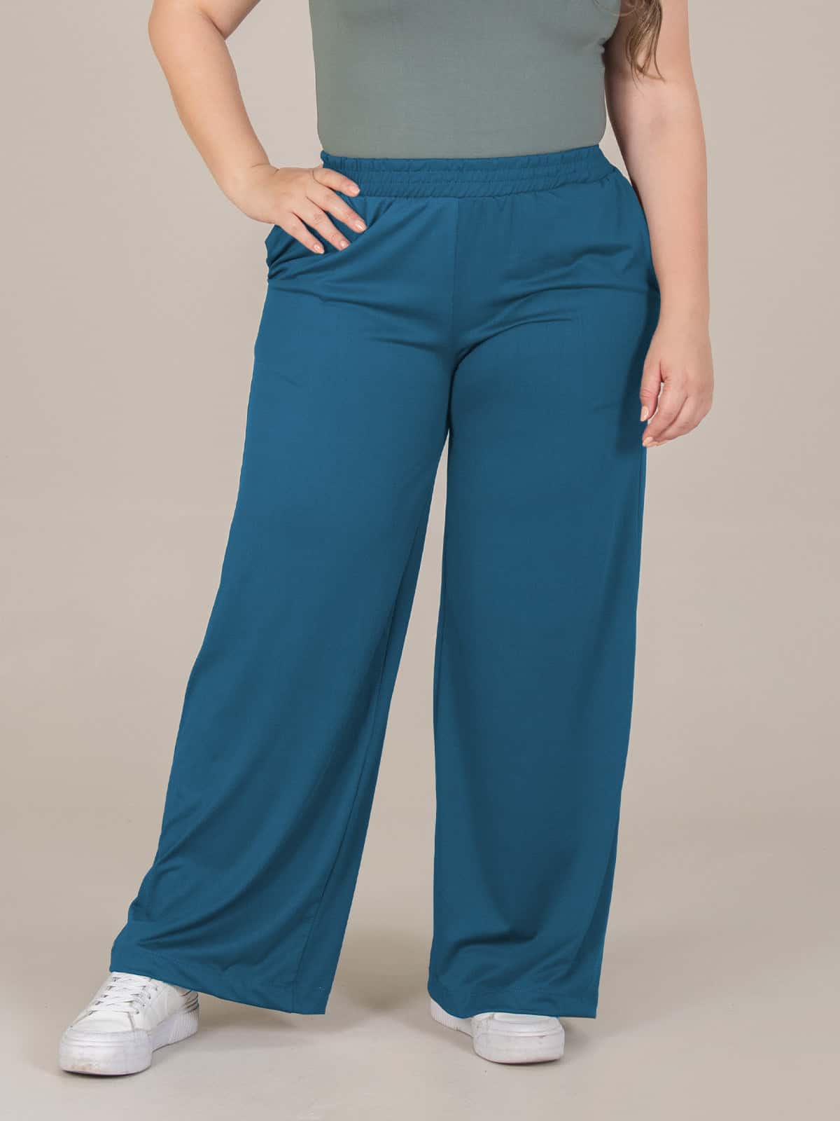 Sahay Pantalon Talla Plus Marino