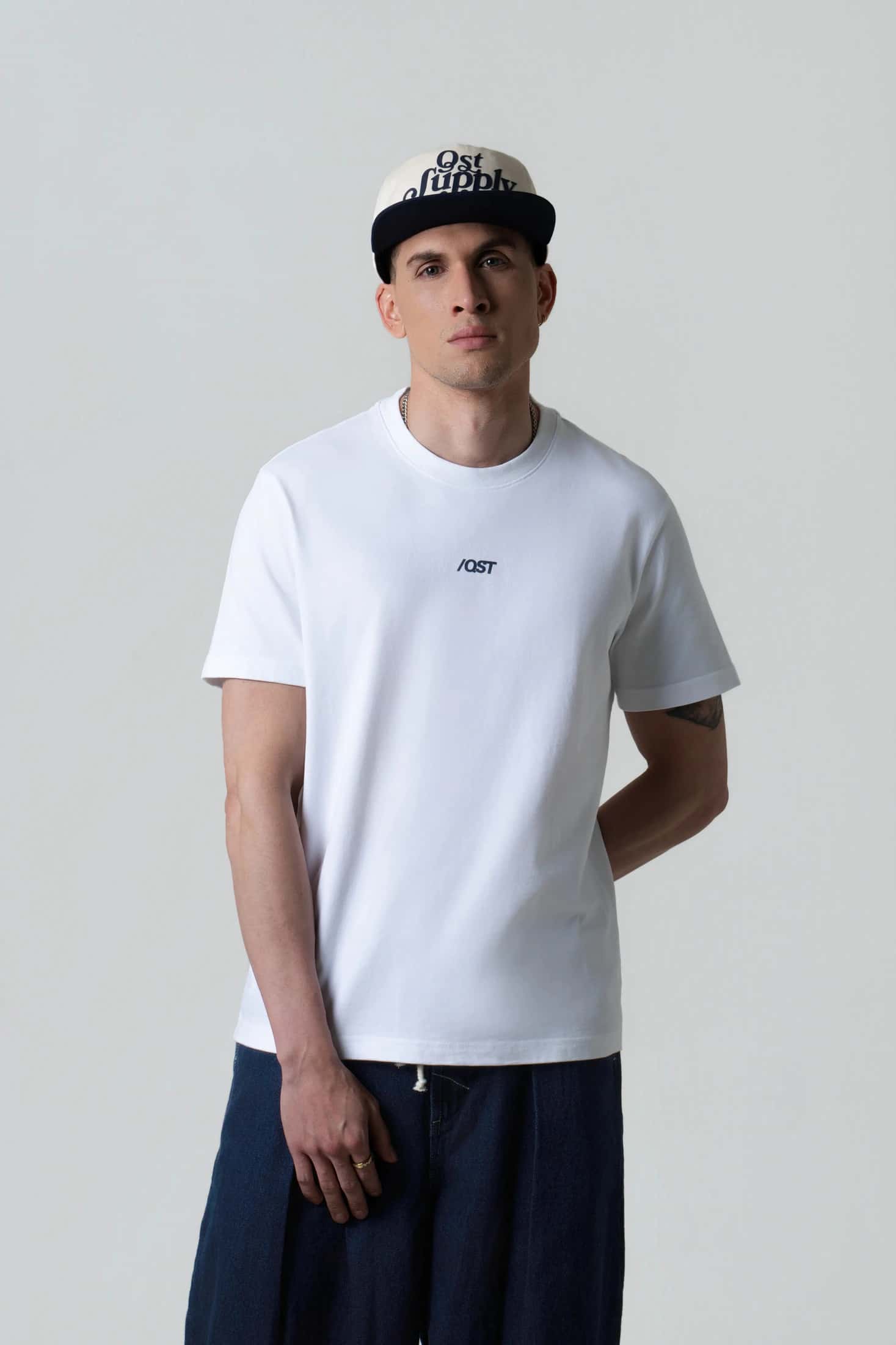CAMISETA MANGA CORTA COLOR BLANCO BLANCO